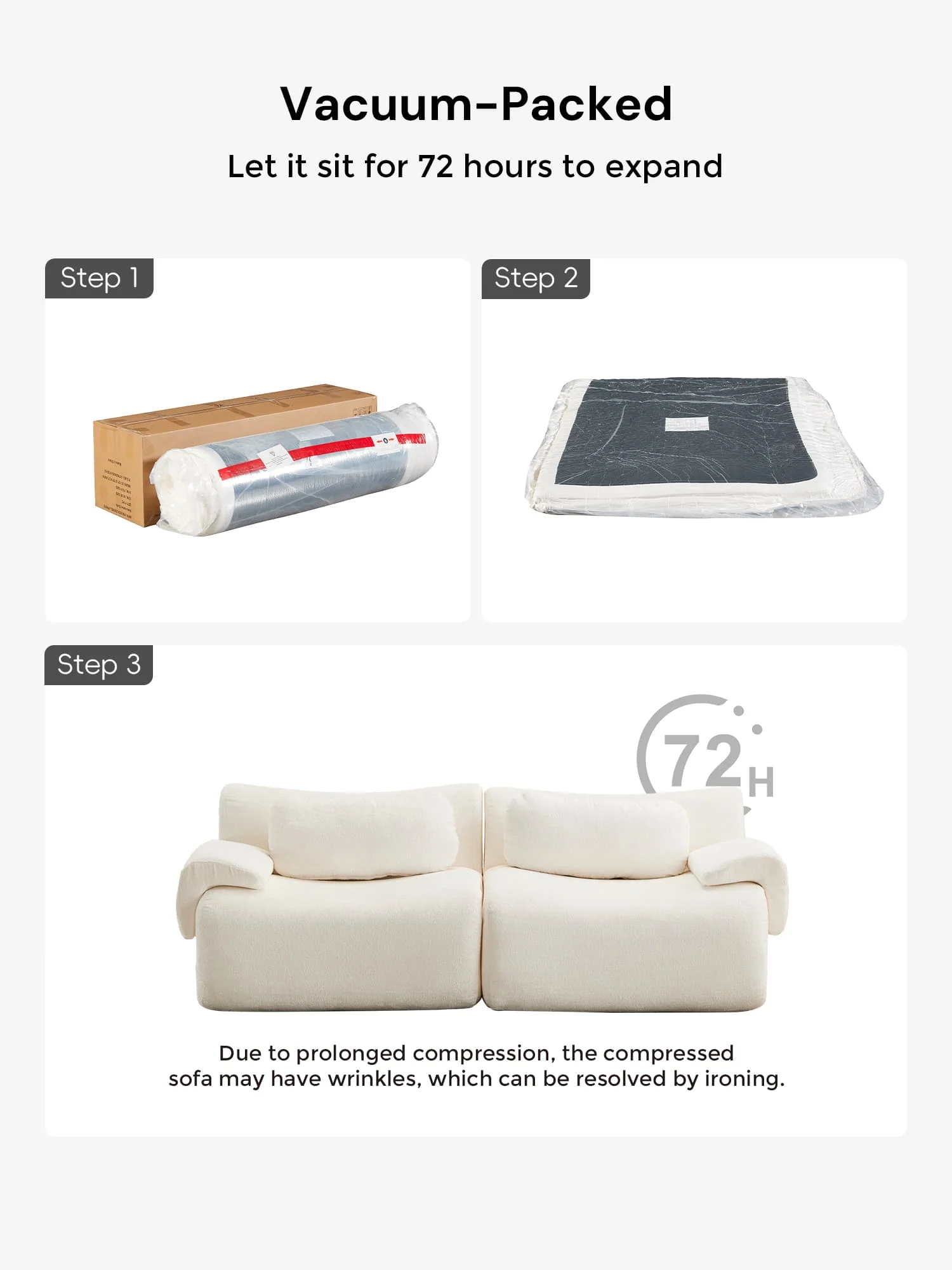 Nephele  Modular Sectional Compressed Sofa - Image 41