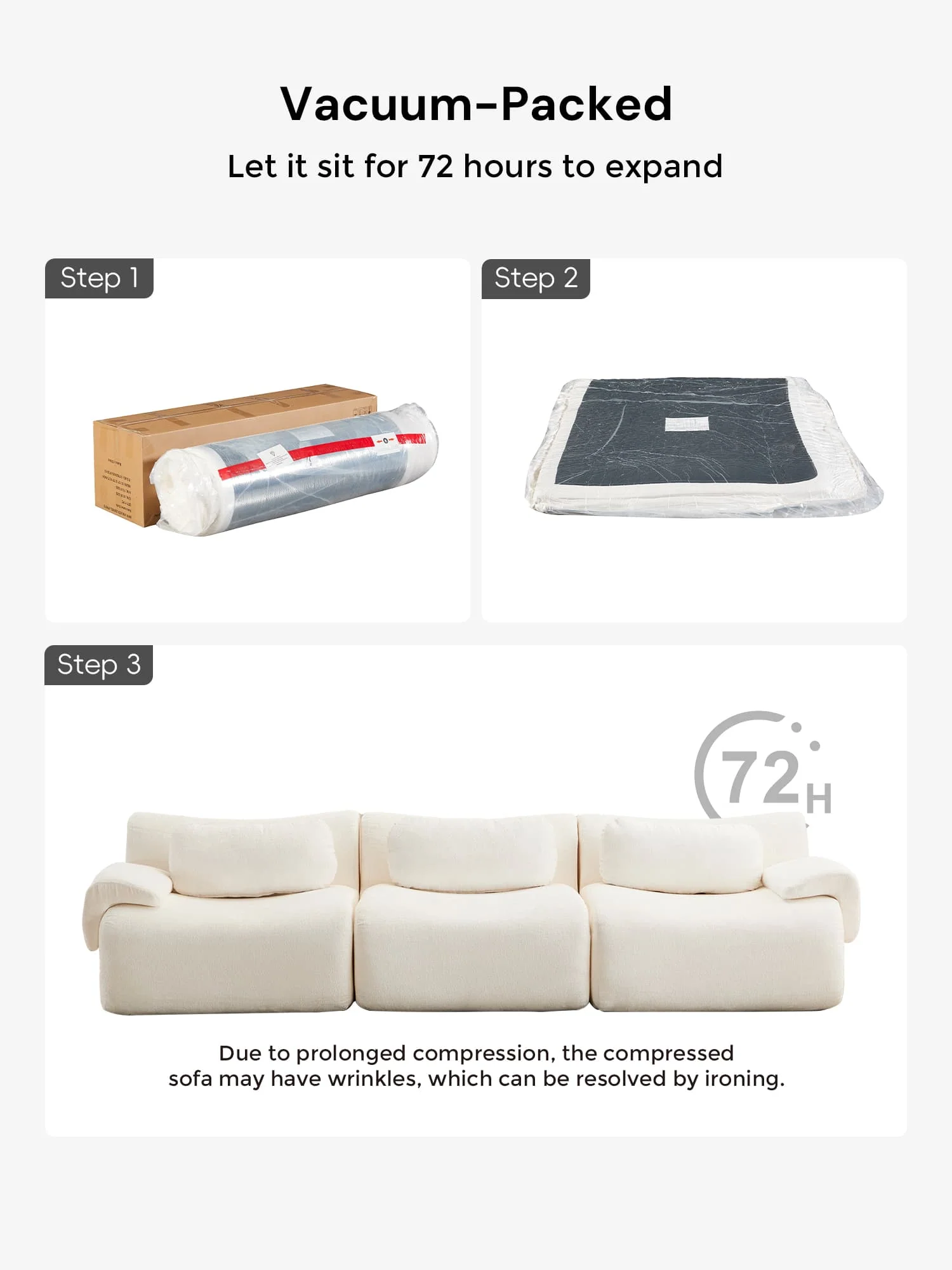 Nephele  Modular Sectional Compressed Sofa - Image 42