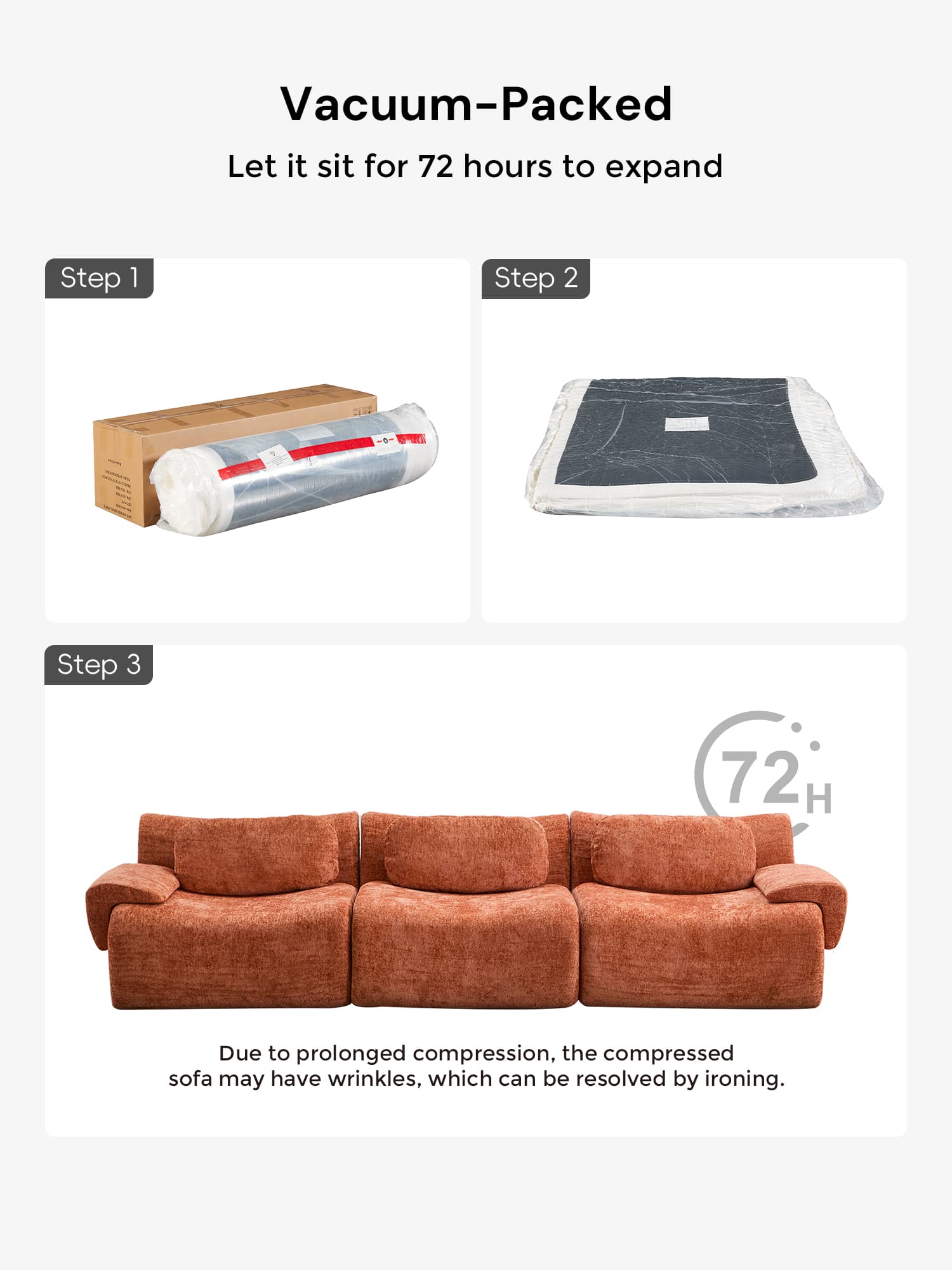 Nephele  Modular Sectional Compressed Sofa - Image 43