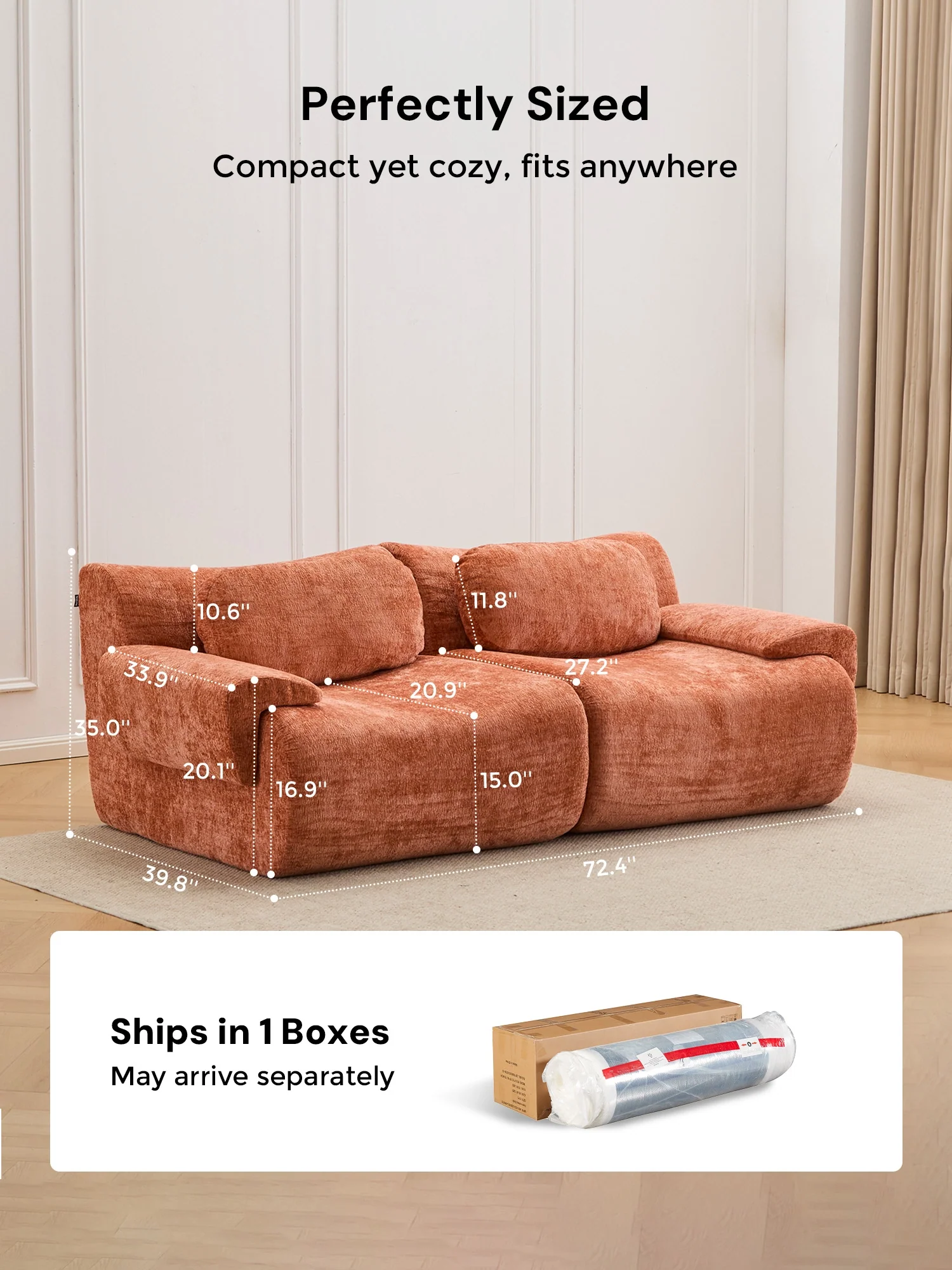 Nephele  Modular Sectional Compressed Sofa - Image 64