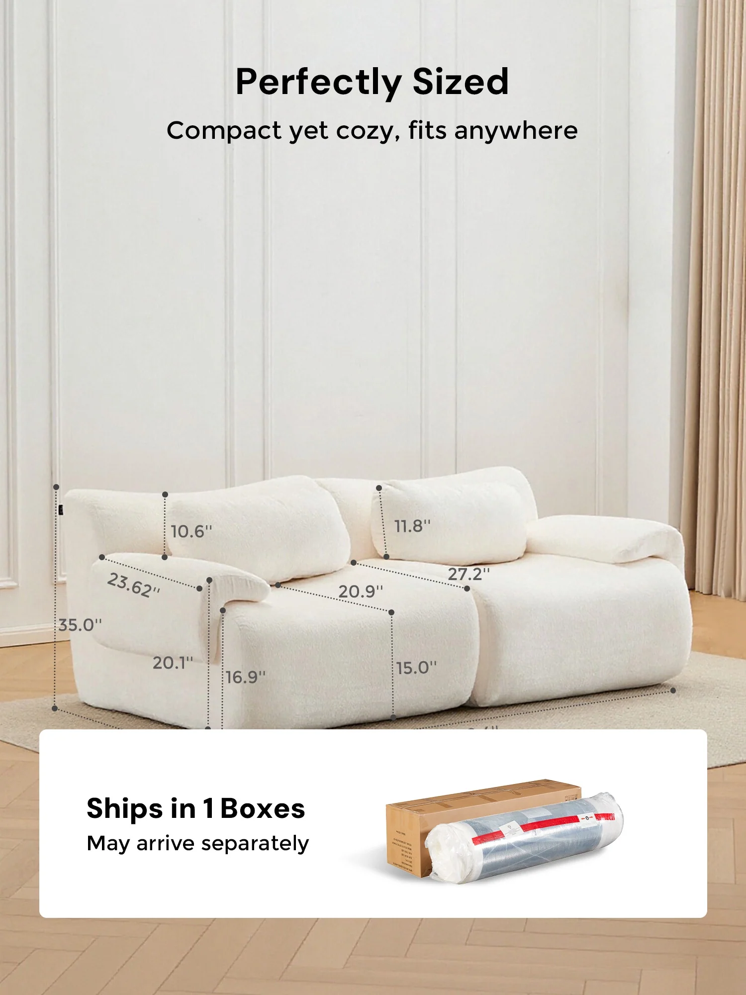 Nephele  Modular Sectional Compressed Sofa - Image 69