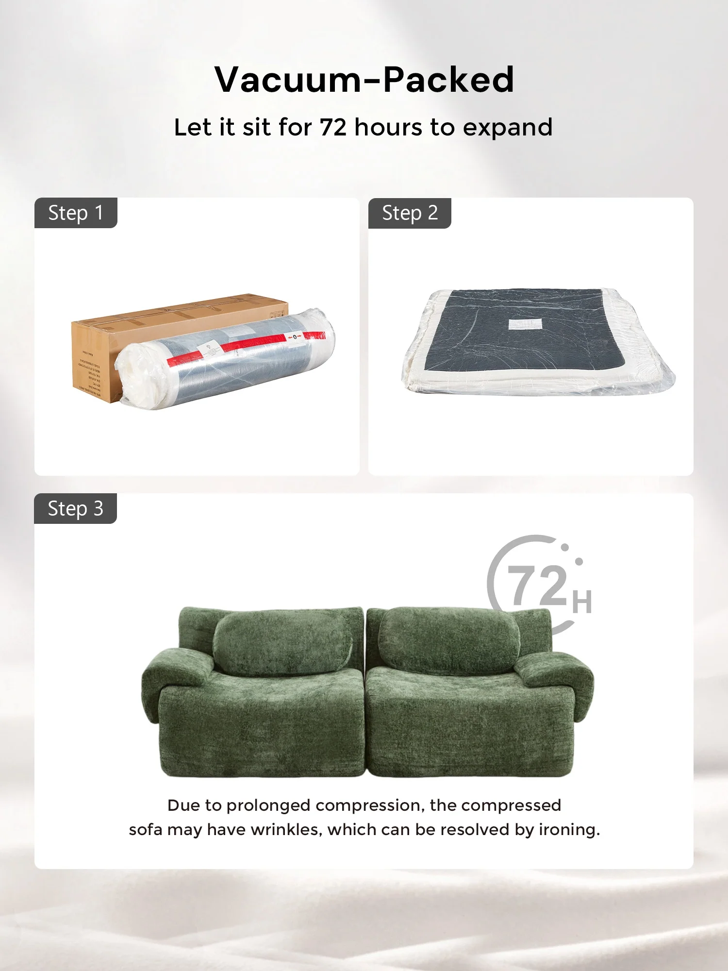 Nephele  Modular Sectional Compressed Sofa - Image 80