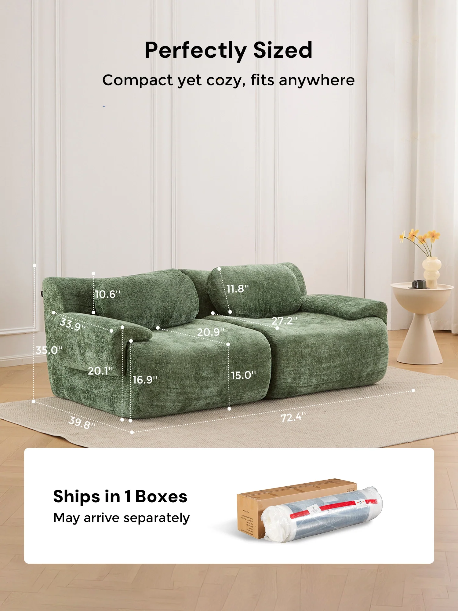 Nephele  Modular Sectional Compressed Sofa - Image 84