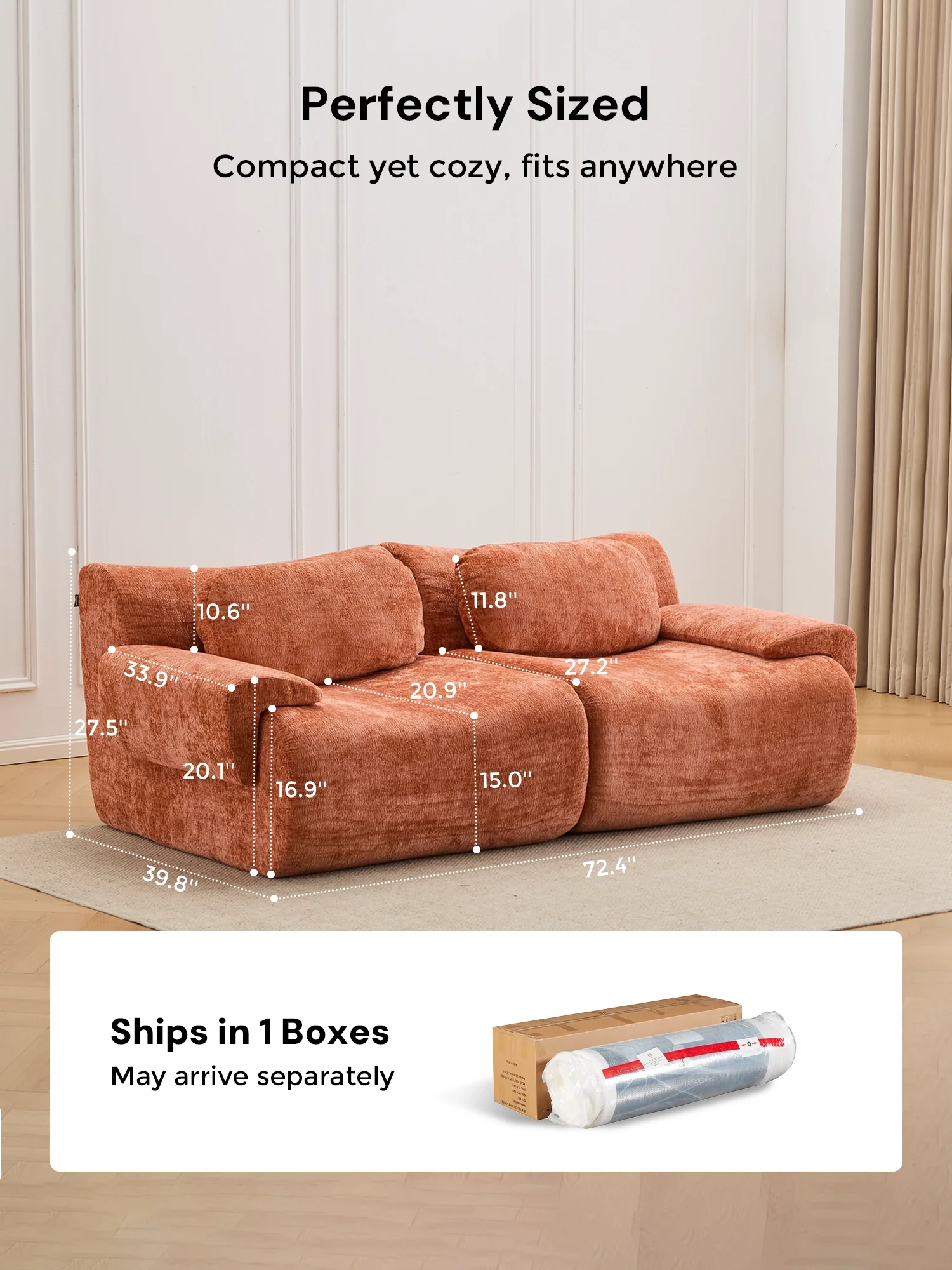 Nephele  Modular Sectional Compressed Sofa - Image 95