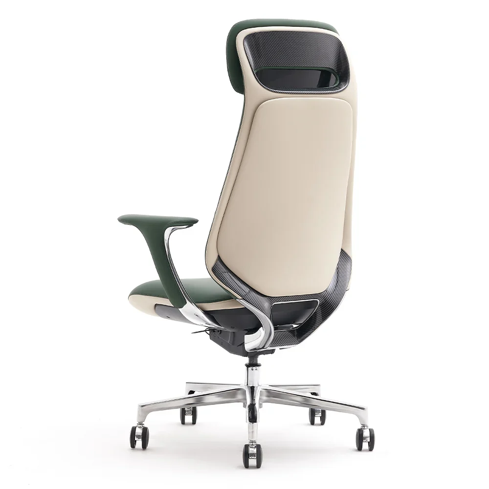 Neta Premium Leather Chair with Headrest - Image 100