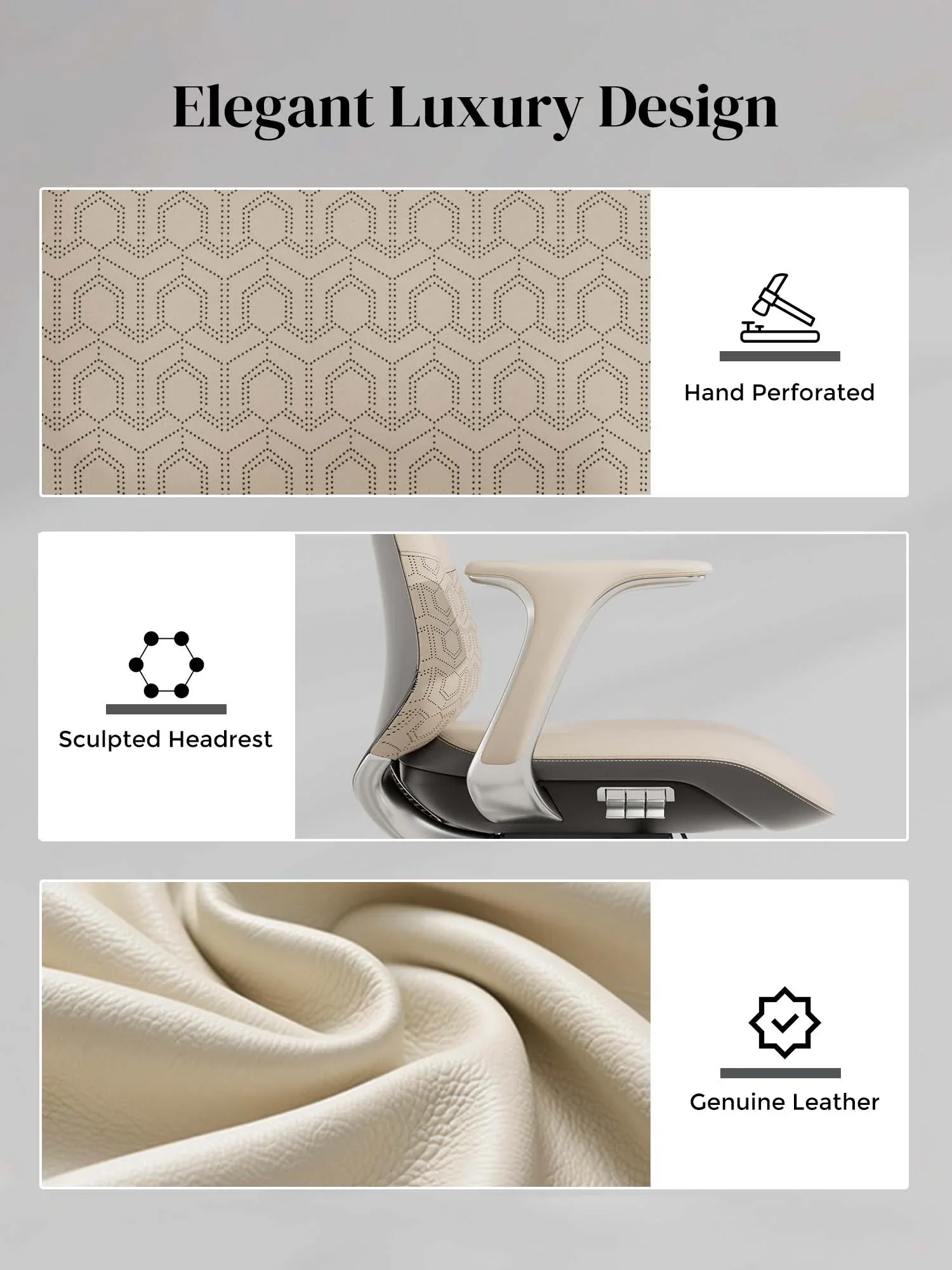 Neta Premium Leather Chair with Headrest - Image 51