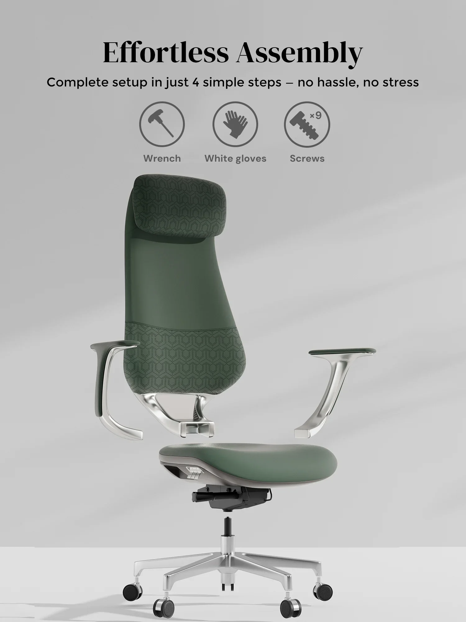 Neta Premium Leather Chair with Headrest - Image 64