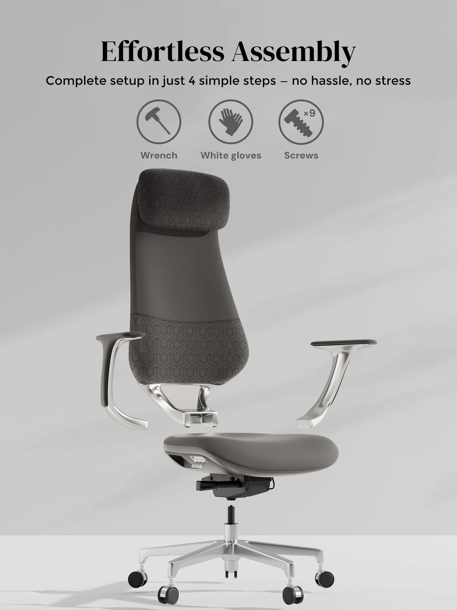 Neta Premium Leather Chair with Headrest - Image 74