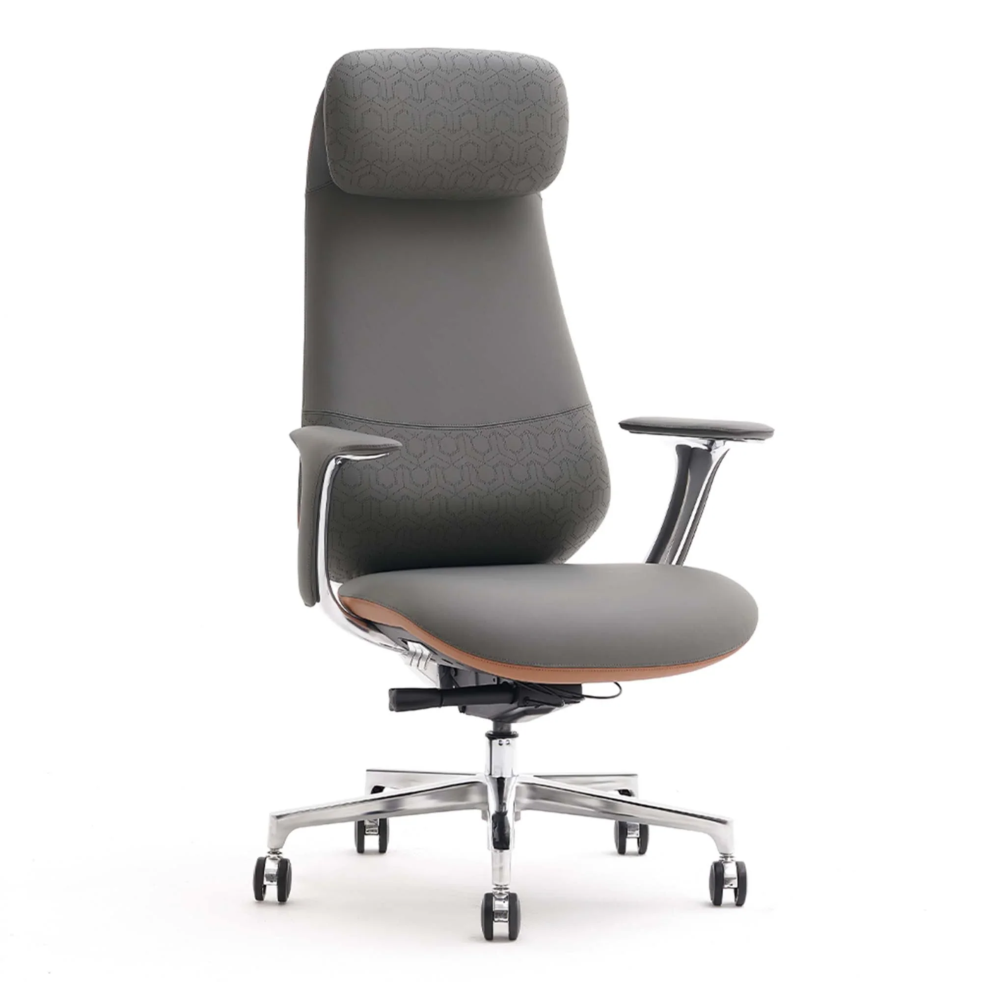 Neta Premium Leather Chair with Headrest - Image 87