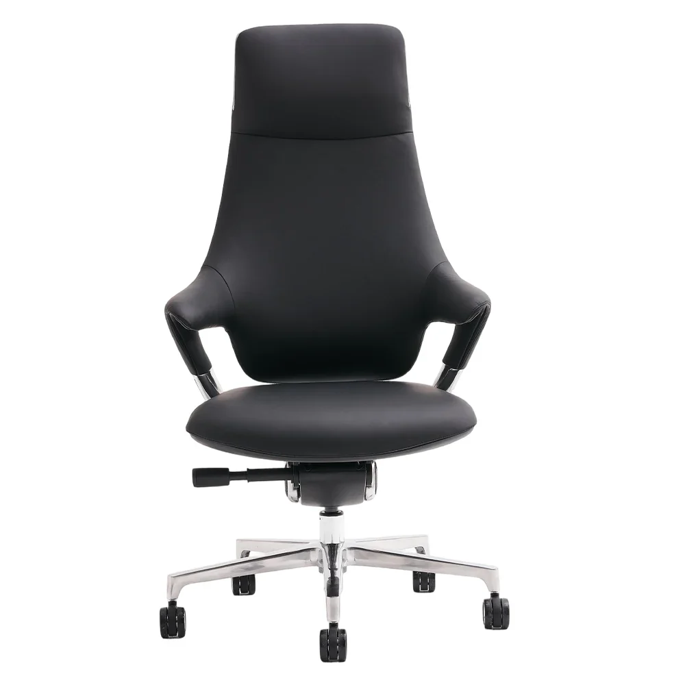 Nigel Premium Leather Chair with Soft Seating Feel - Image 10