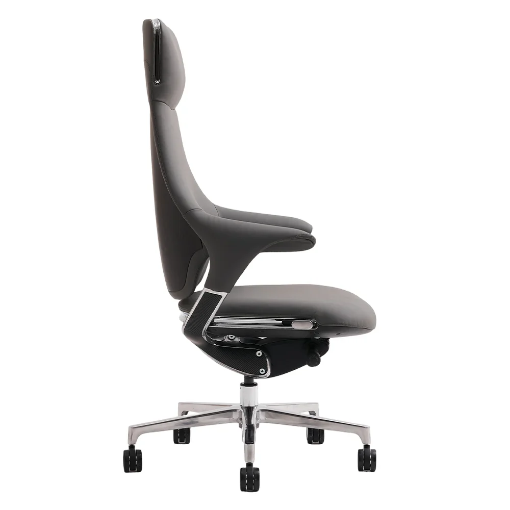 Nigel Premium Leather Chair with Soft Seating Feel - Image 14