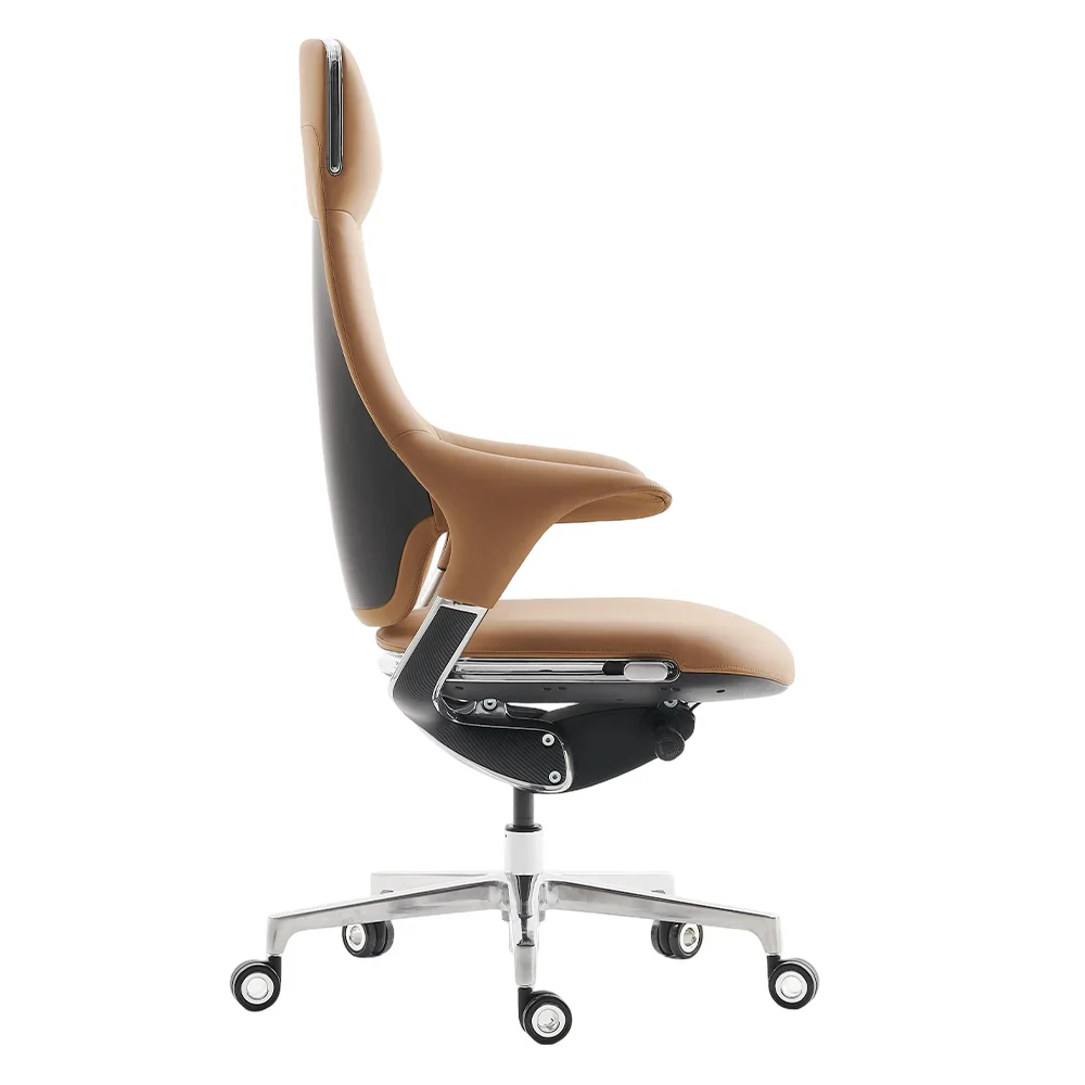 Nigel Premium Leather Chair with Soft Seating Feel - Image 21