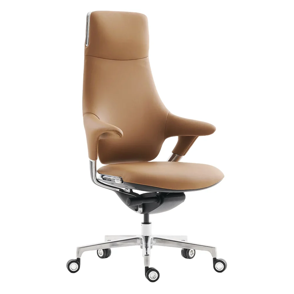 Nigel Premium Leather Chair with Soft Seating Feel - Image 22