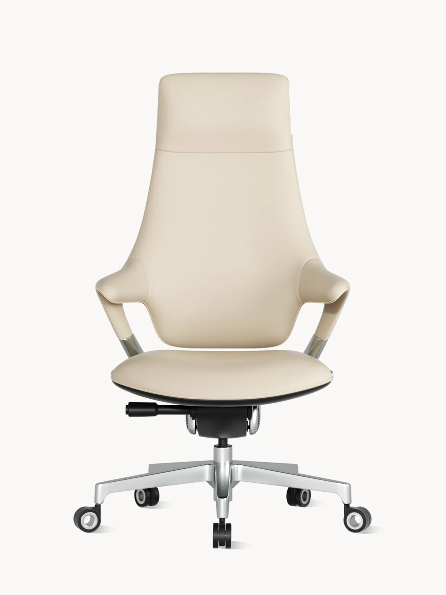 Nigel Premium Leather Chair with Soft Seating Feel - Image 5