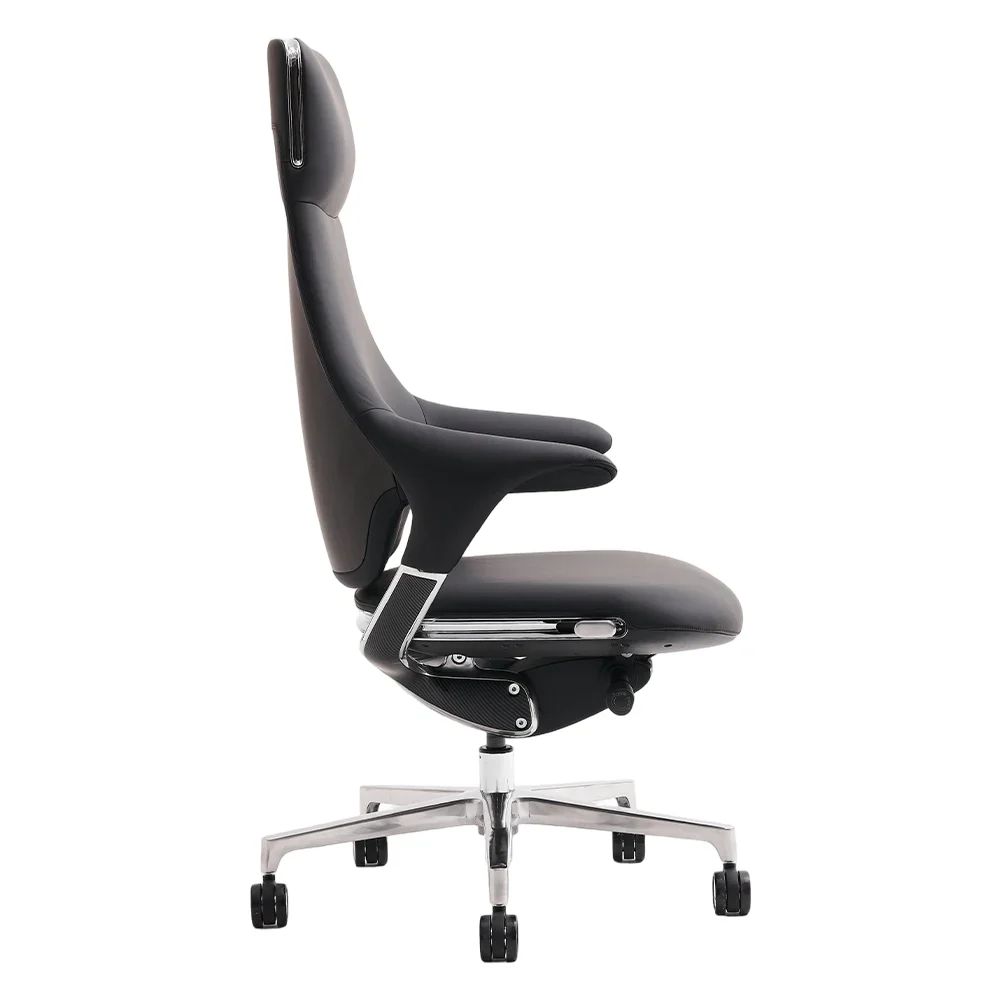 Nigel Premium Leather Chair with Soft Seating Feel - Image 8