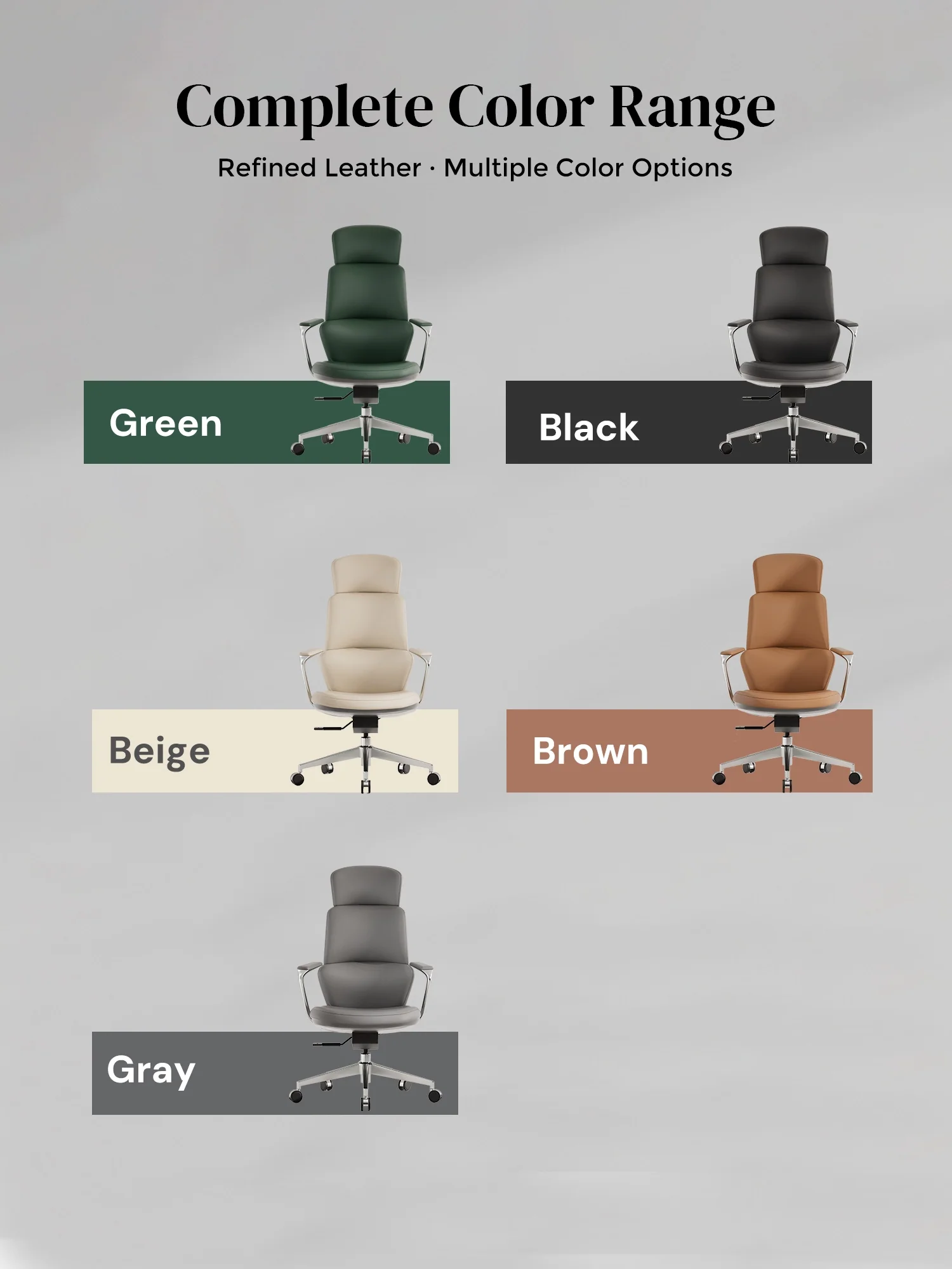 Nolan Leather Chair with Classic Design - Image 16