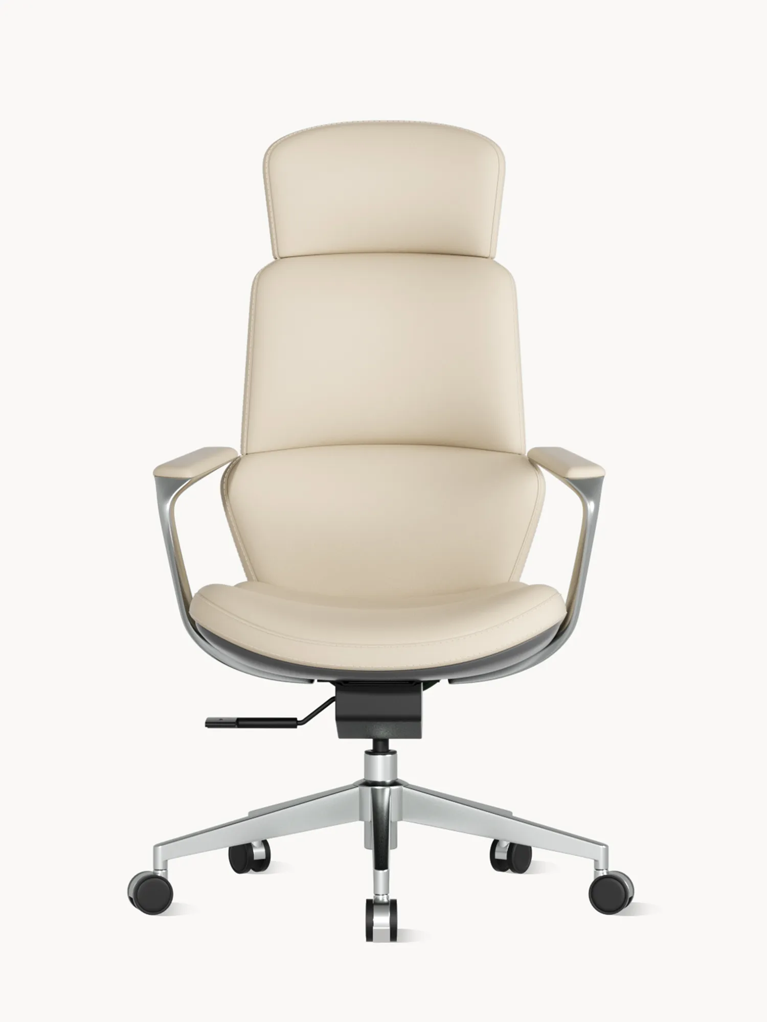 Nolan Leather Chair with Classic Design - Image 5