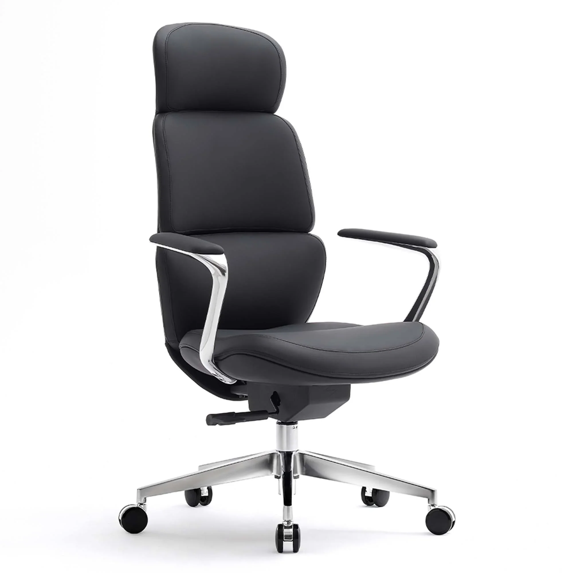 Nolan Leather Chair with Classic Design - Image 59