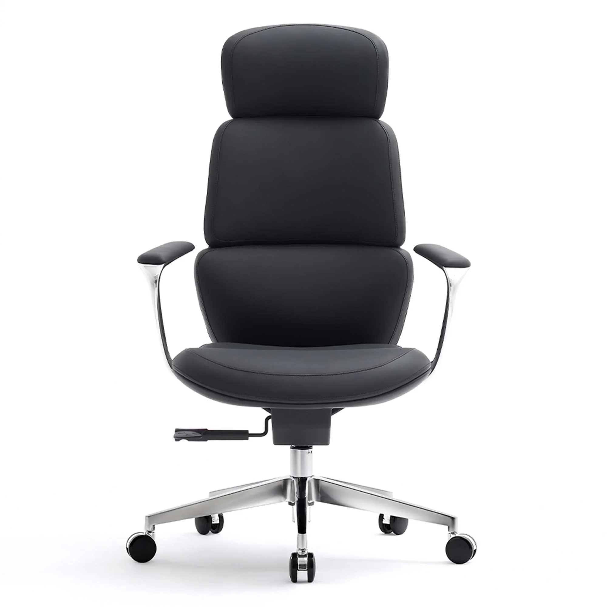 Nolan Leather Chair with Classic Design - Image 60