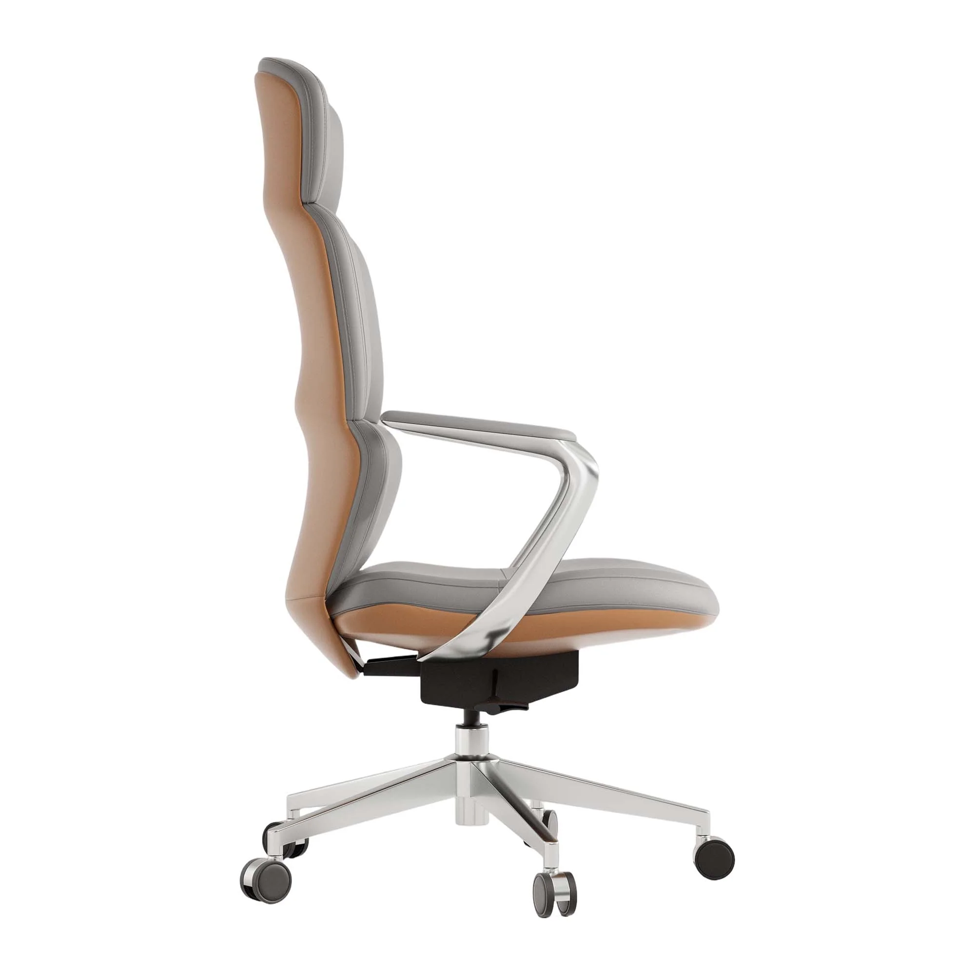 Nolan Leather Chair with Classic Design - Image 68