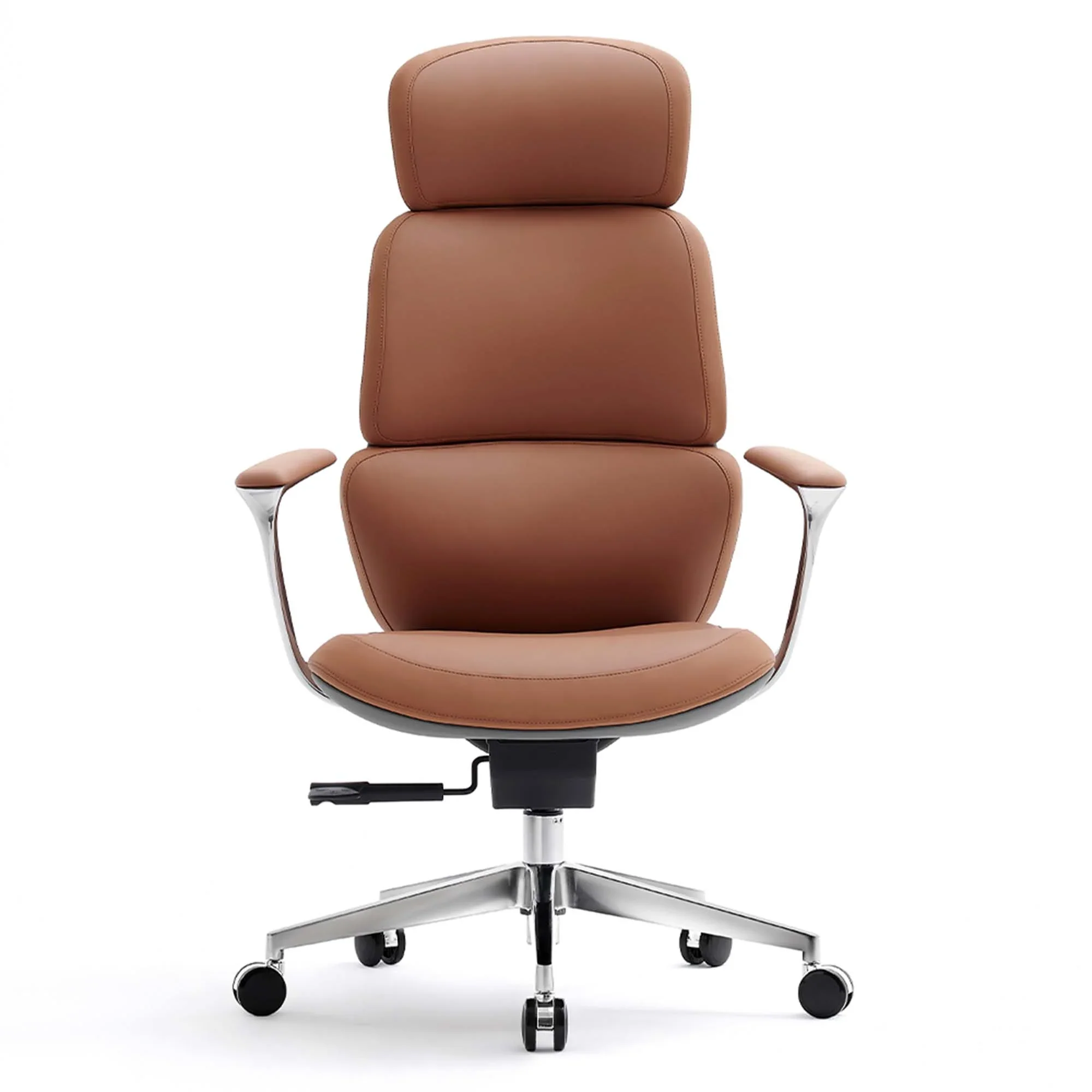 Nolan Leather Chair with Classic Design - Image 72