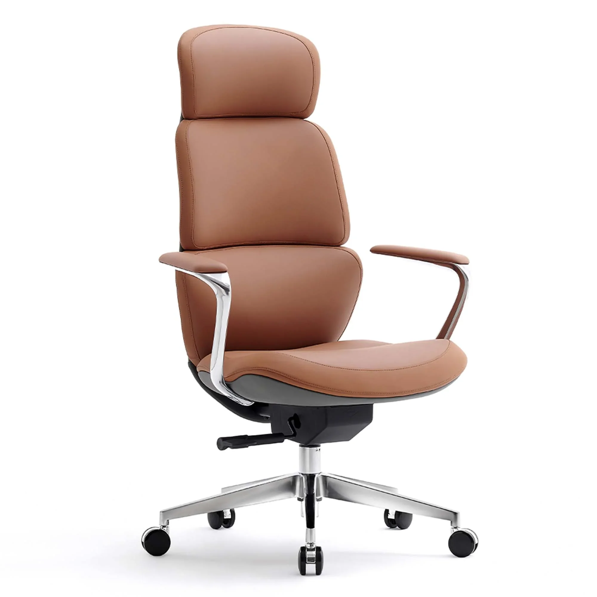 Nolan Leather Chair with Classic Design - Image 75