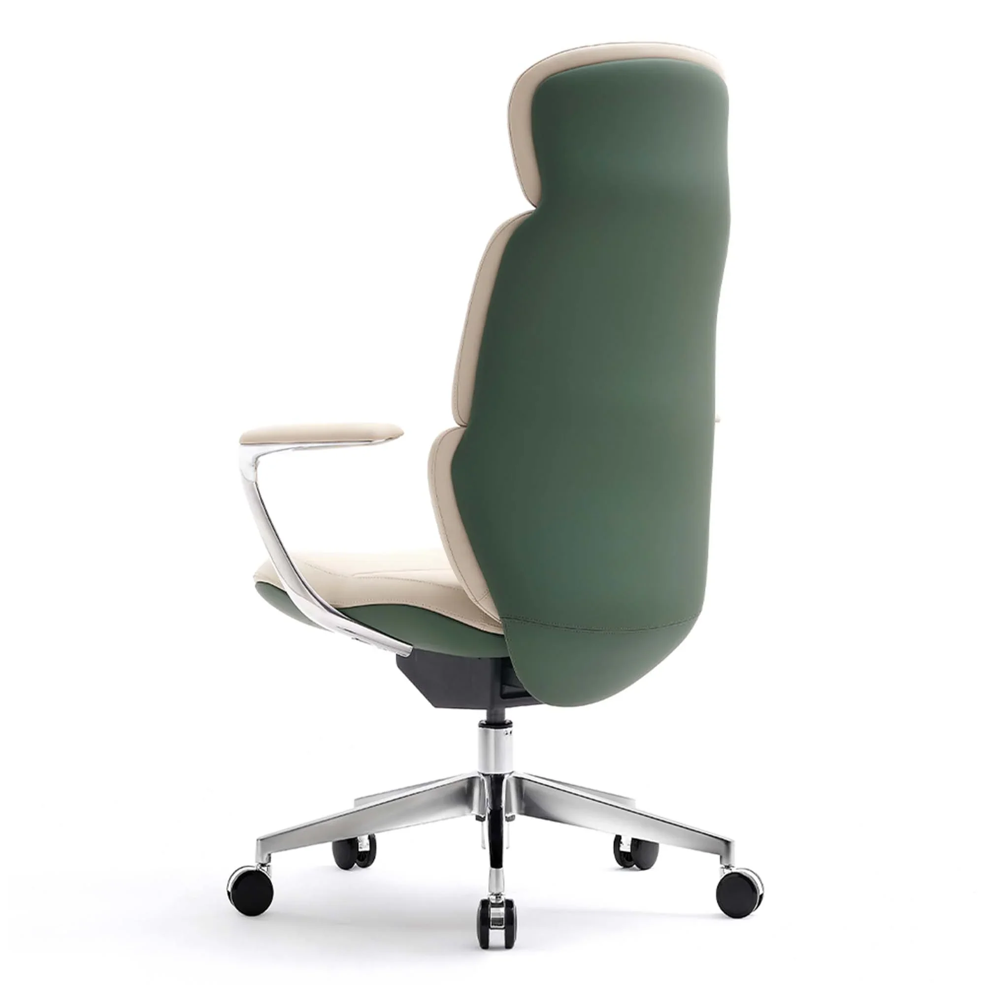 Nolan Leather Chair with Classic Design - Image 81