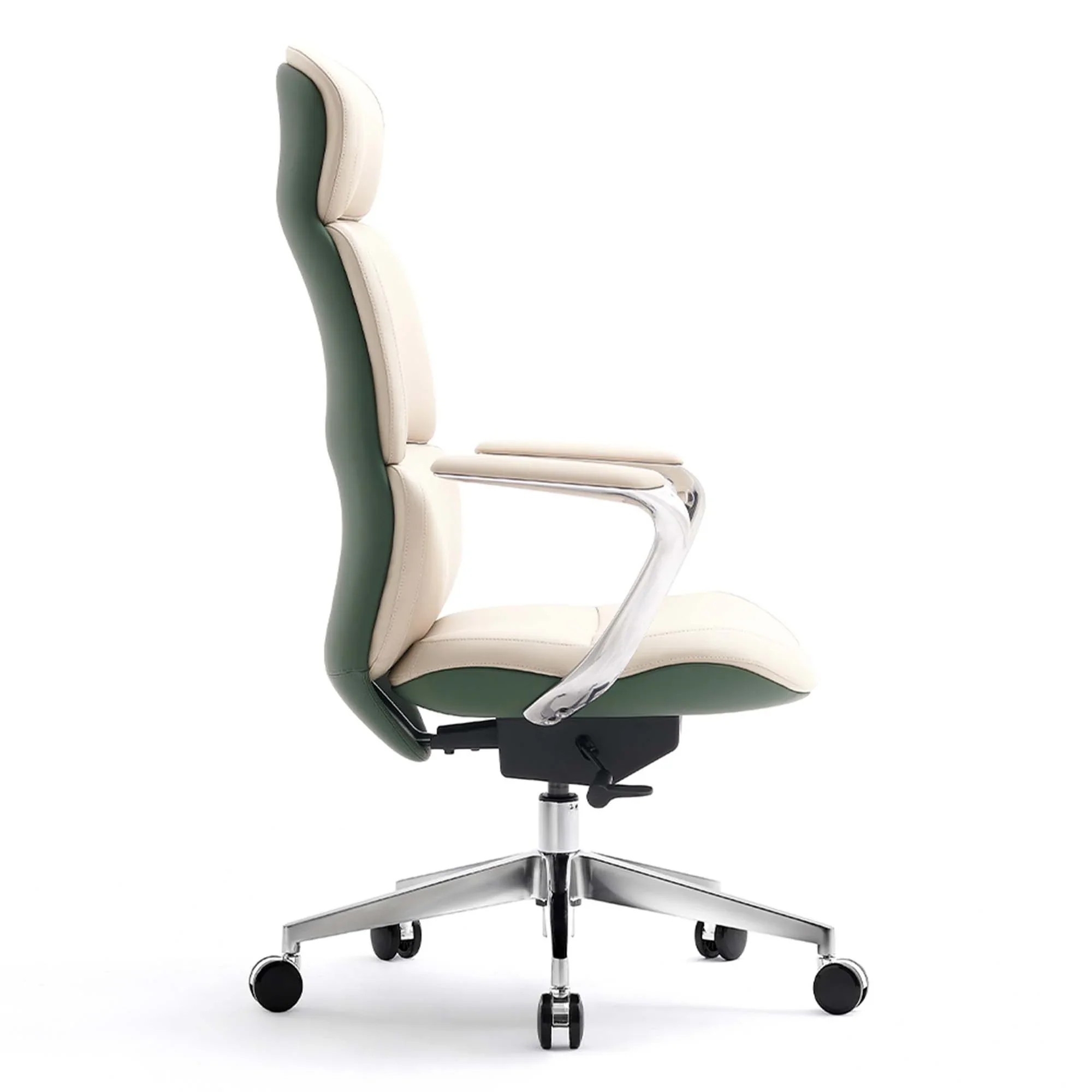 Nolan Leather Chair with Classic Design - Image 85