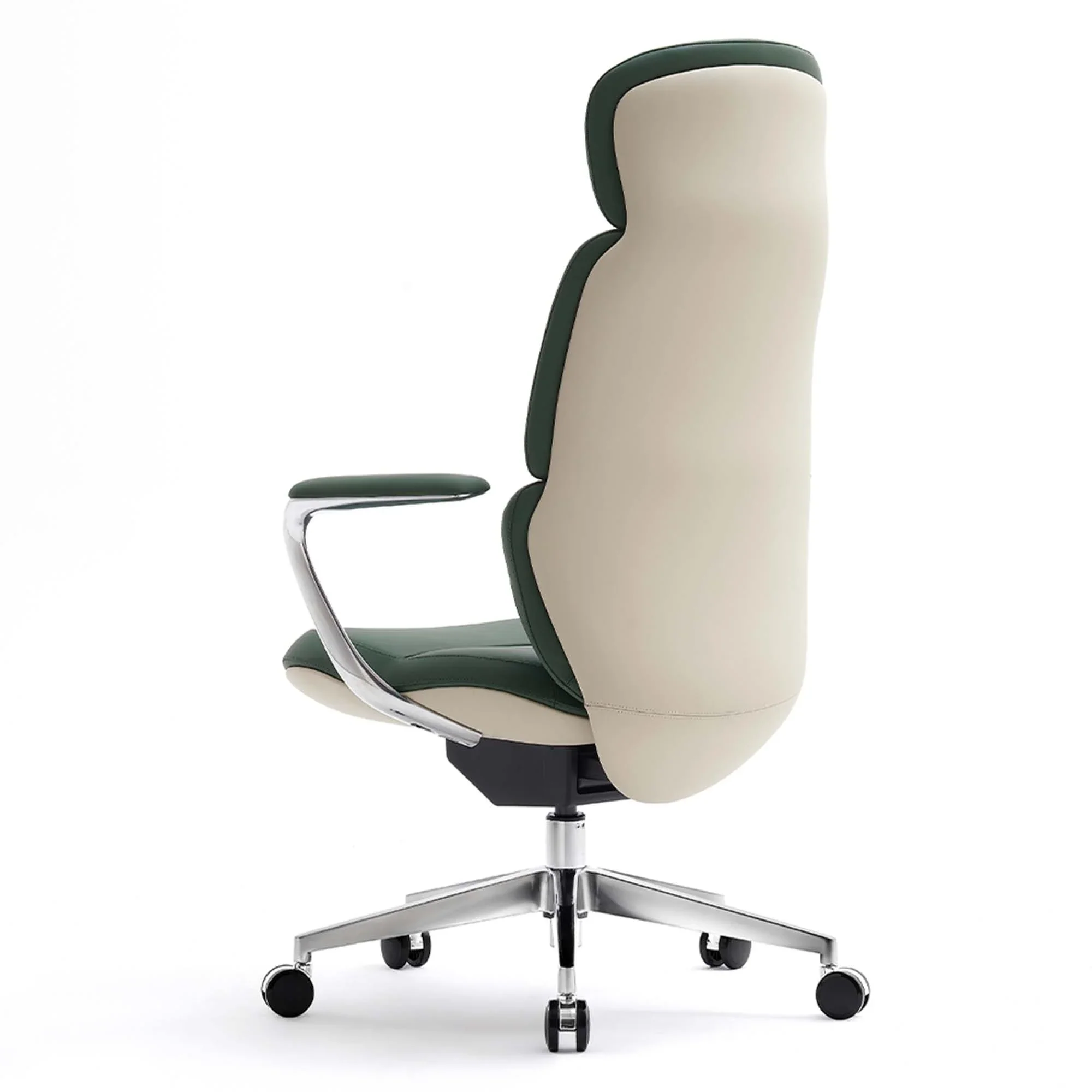 Nolan Leather Chair with Classic Design - Image 86