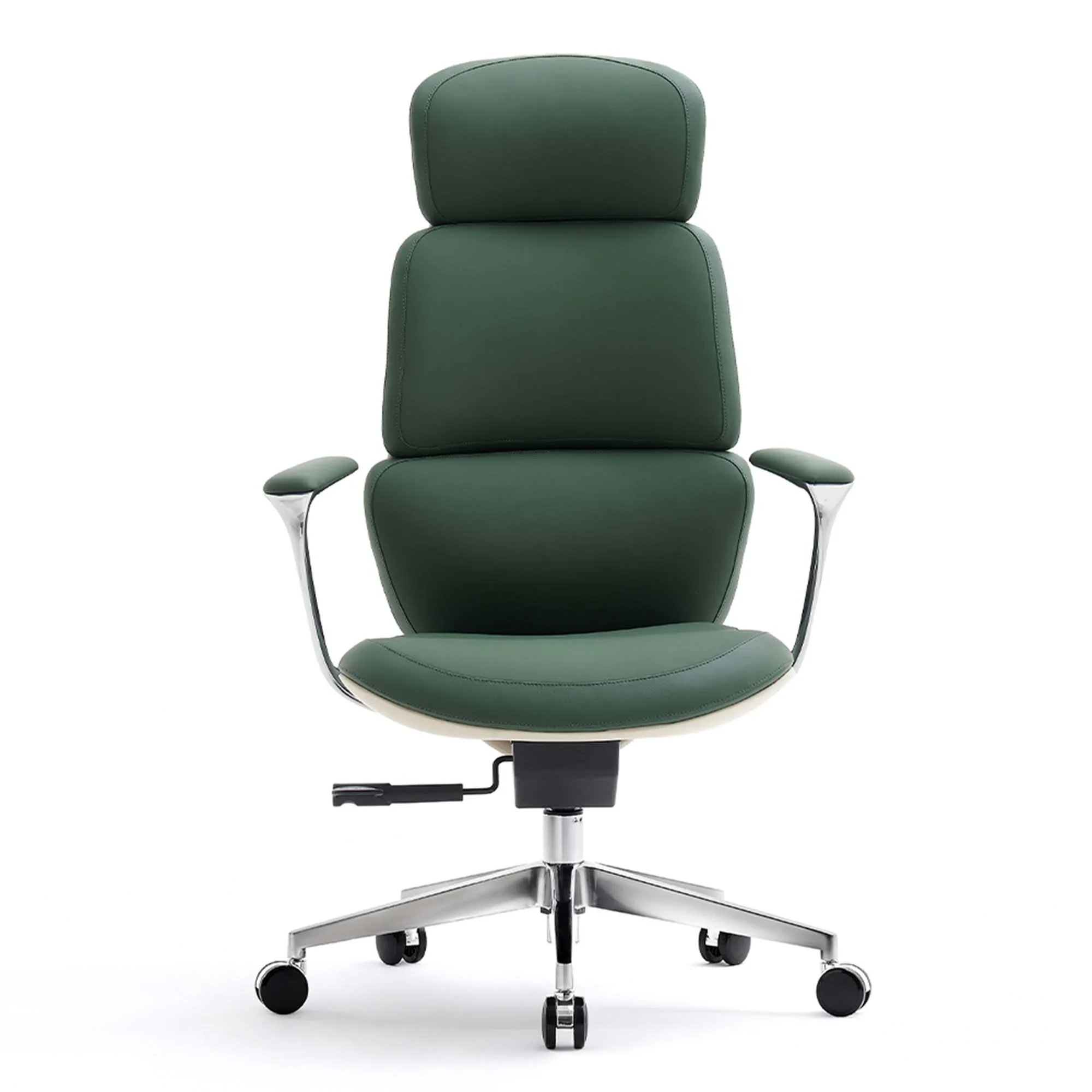 Nolan Leather Chair with Classic Design - Image 89