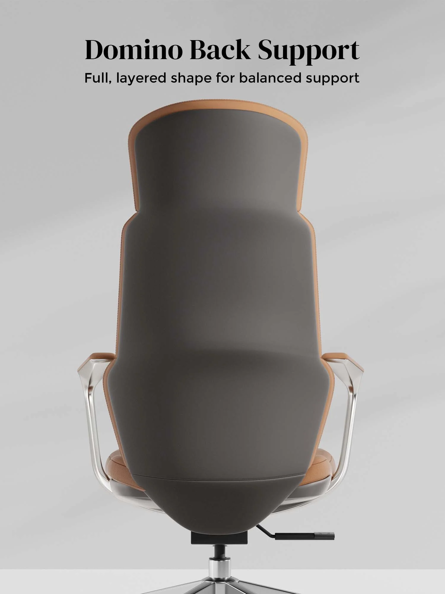 Nolan Leather Chair with Classic Design - Image 9