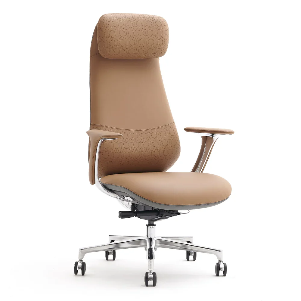 Norris Premium Leather Chair with Lumbar Support - Image 32