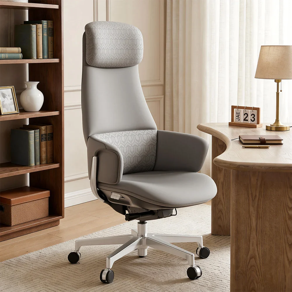Norris Premium Leather Chair with Lumbar Support - Image 95