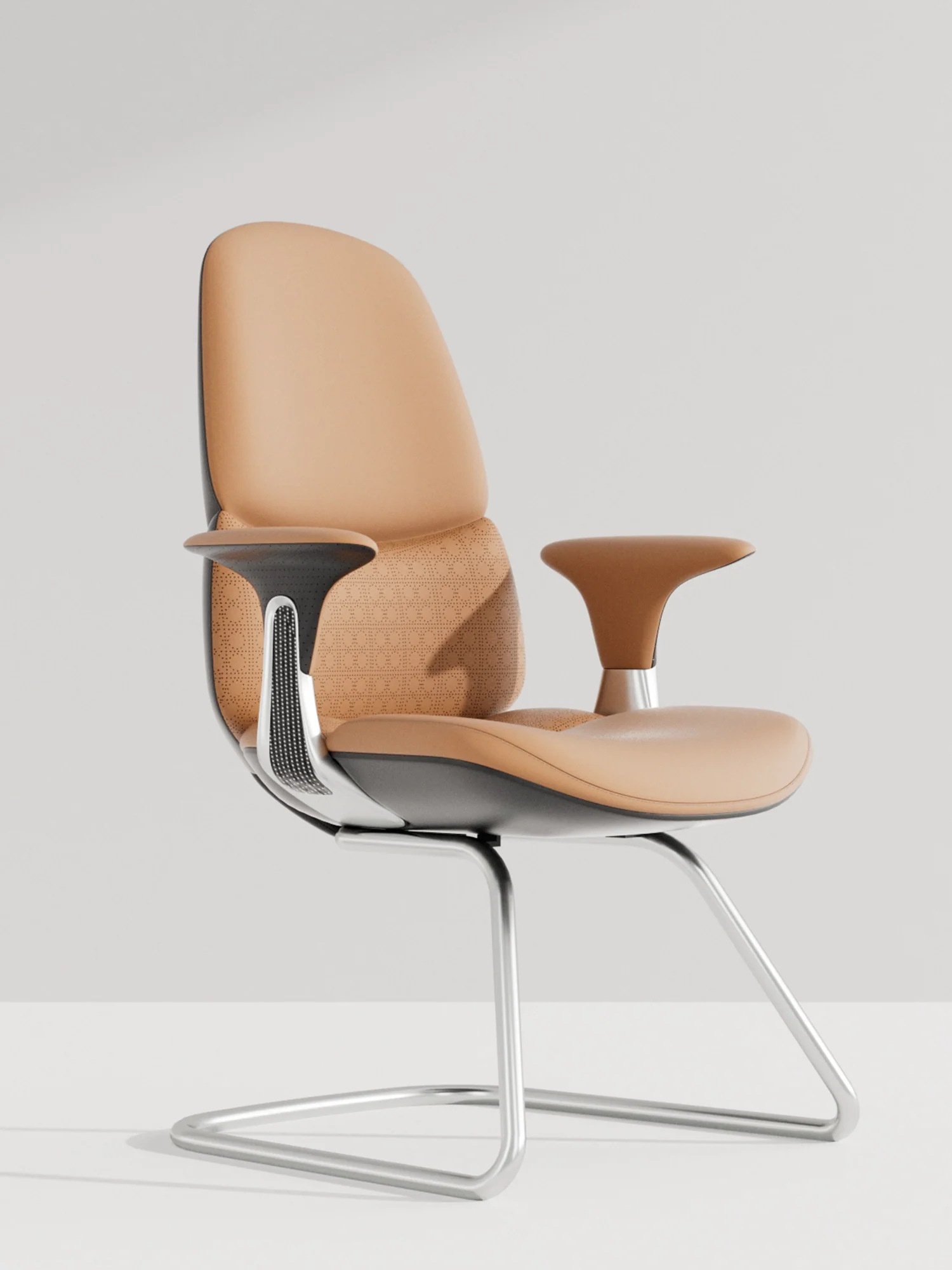 Nyla Cantilever Leather Chair with Easy Adjustment - Image 10