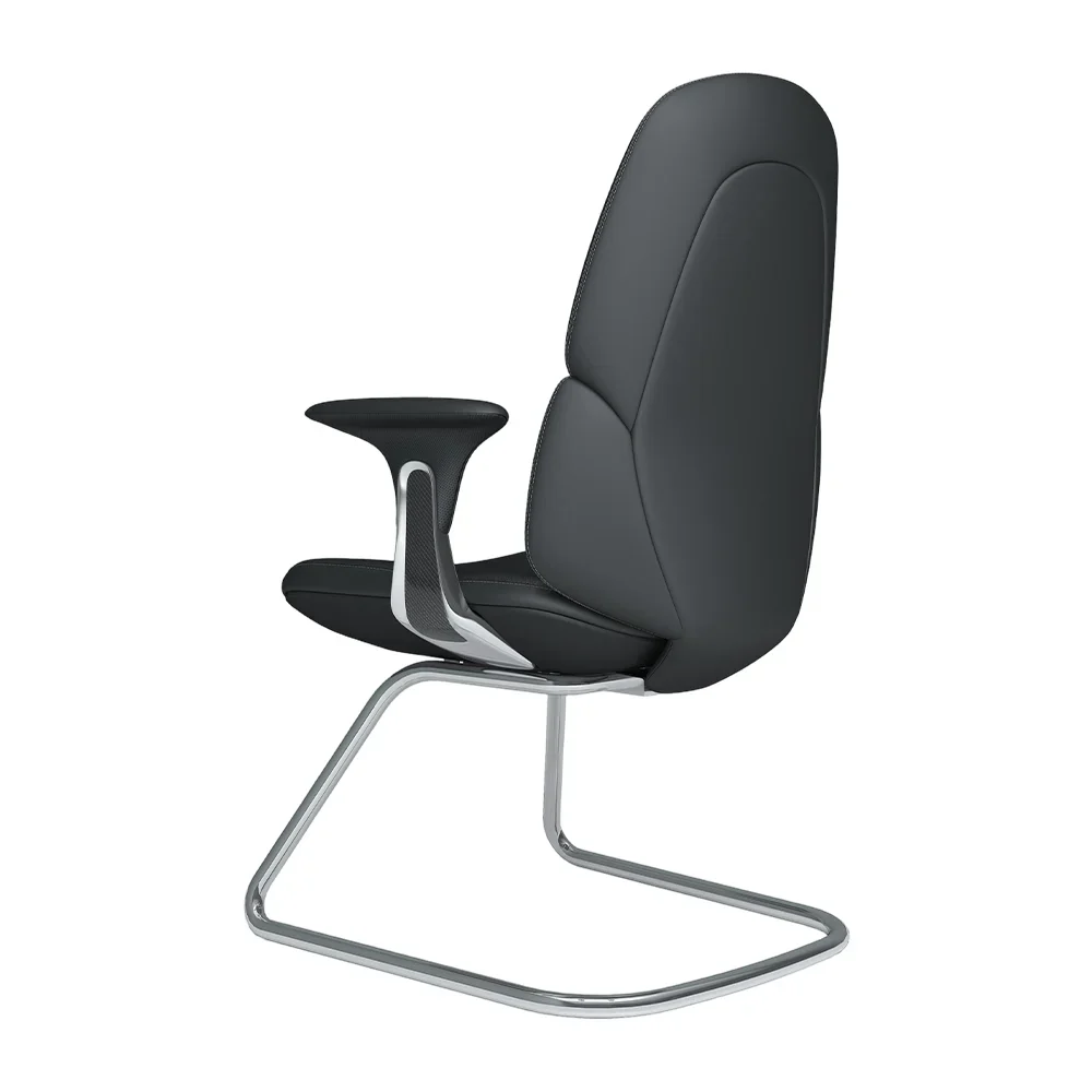 Nyla Cantilever Leather Chair with Easy Adjustment - Image 17