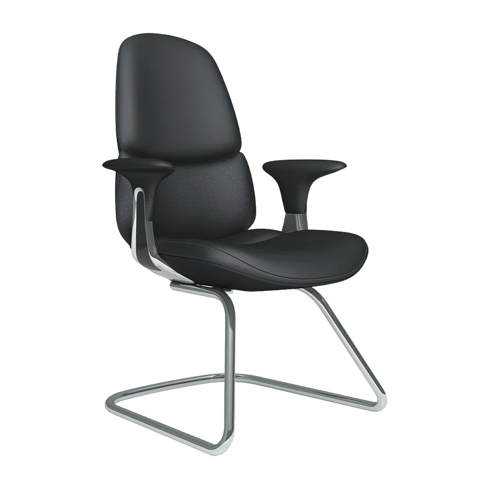 Nyla Cantilever Leather Chair with Easy Adjustment - Image 20
