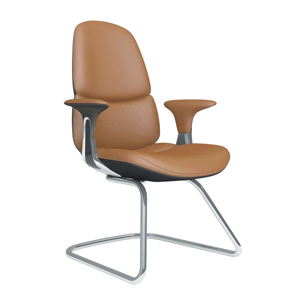 Nyla Cantilever Leather Chair with Easy Adjustment - Image 22