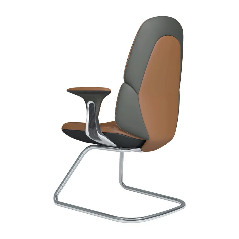 Nyla Cantilever Leather Chair with Easy Adjustment - Image 24