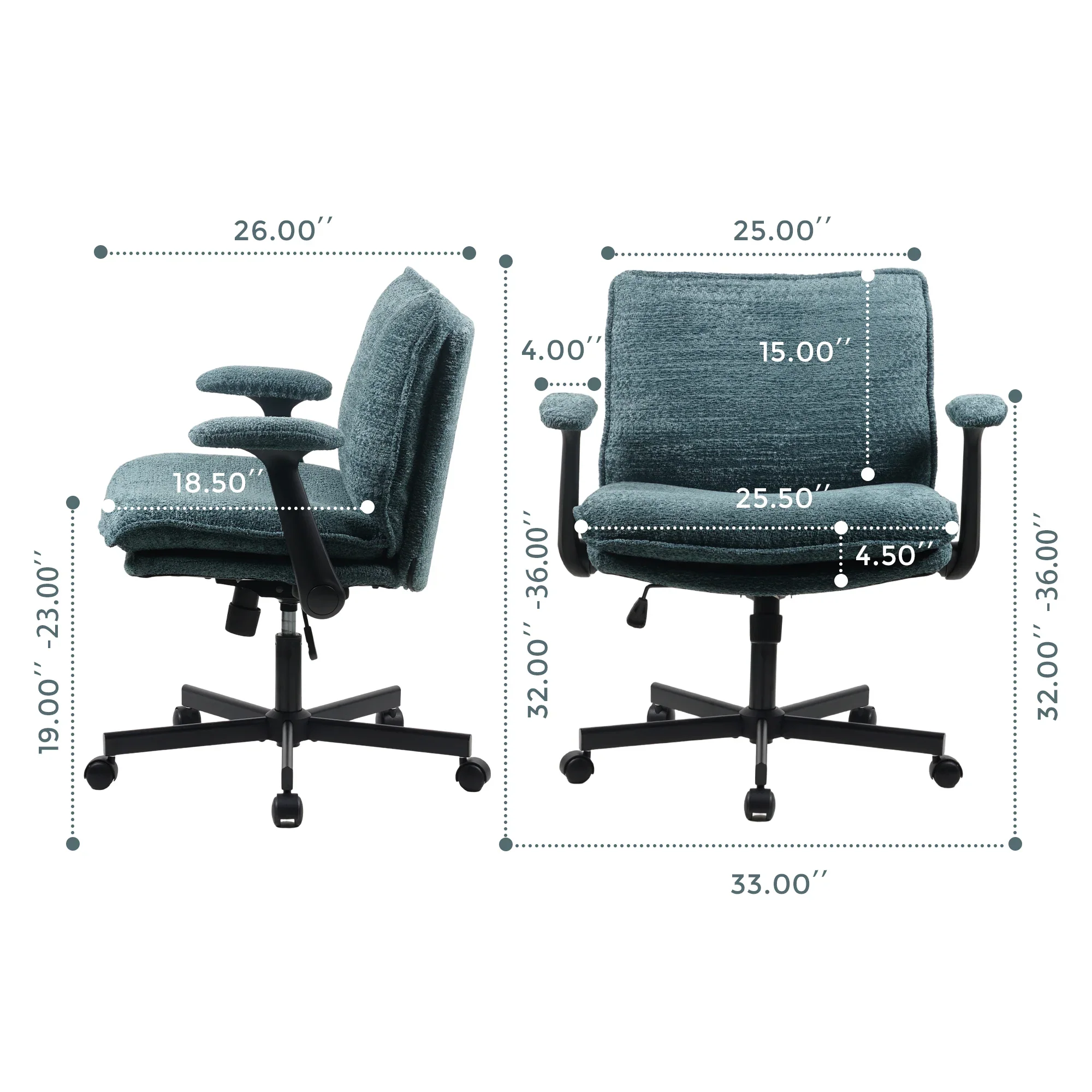 P3 Criss Cross Chair with Adjustable Armrests - Image 93