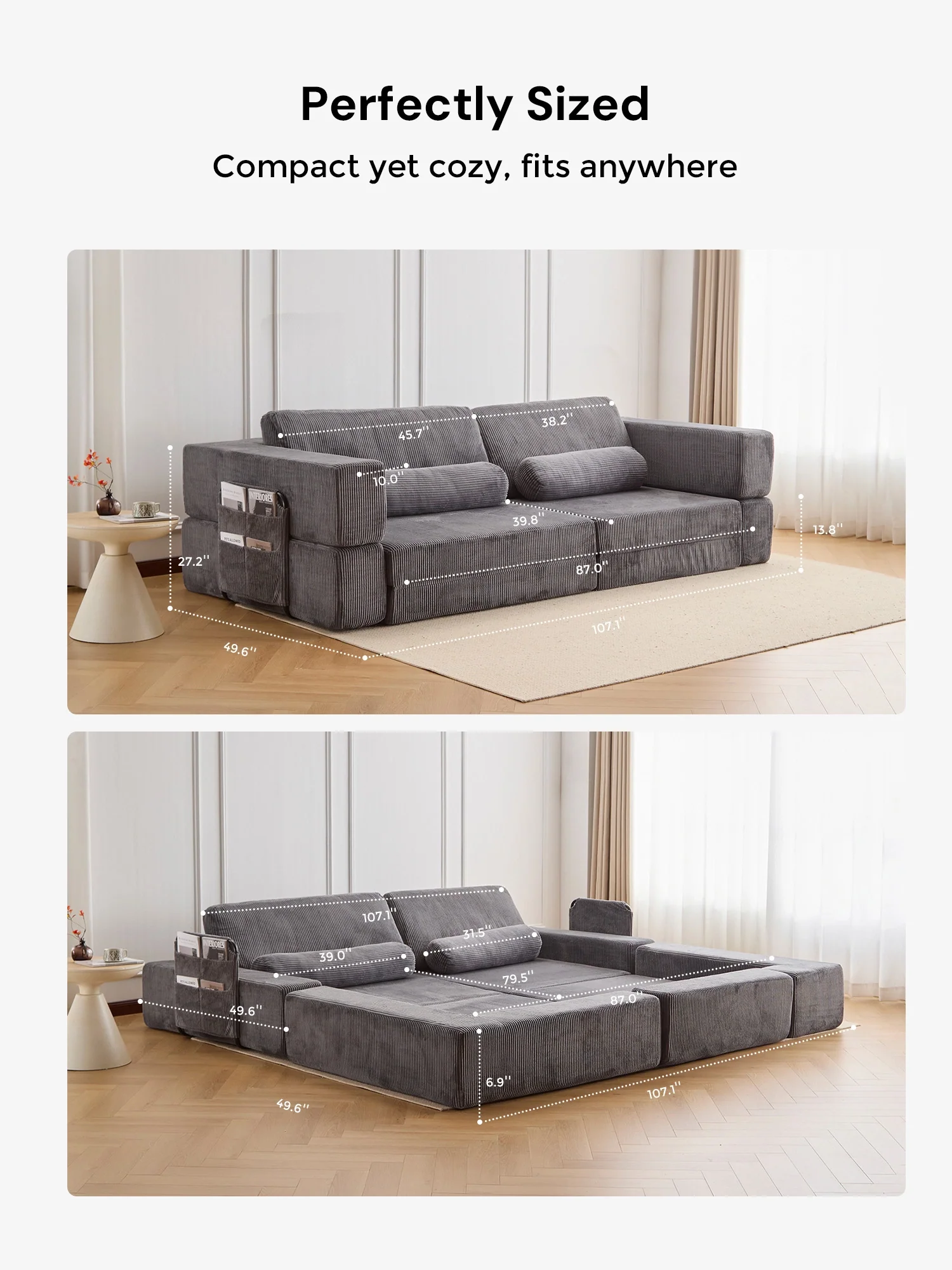 Proteus Playground Compressed Modular Sofa - Image 26