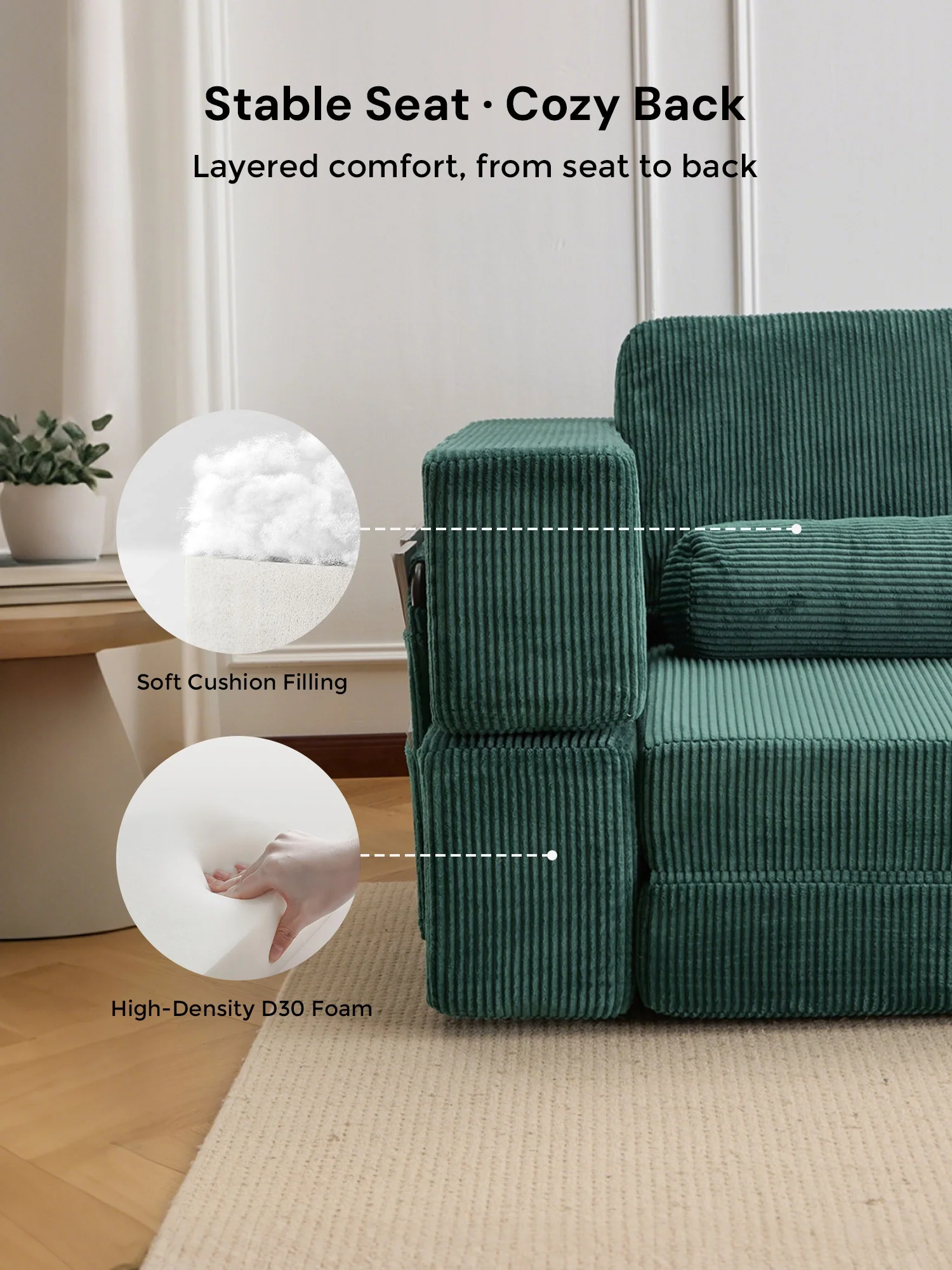 Proteus Playground Compressed Modular Sofa - Image 33