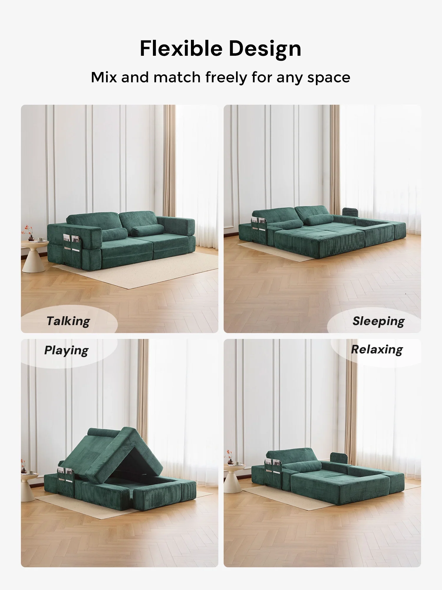 Proteus Playground Compressed Modular Sofa - Image 35