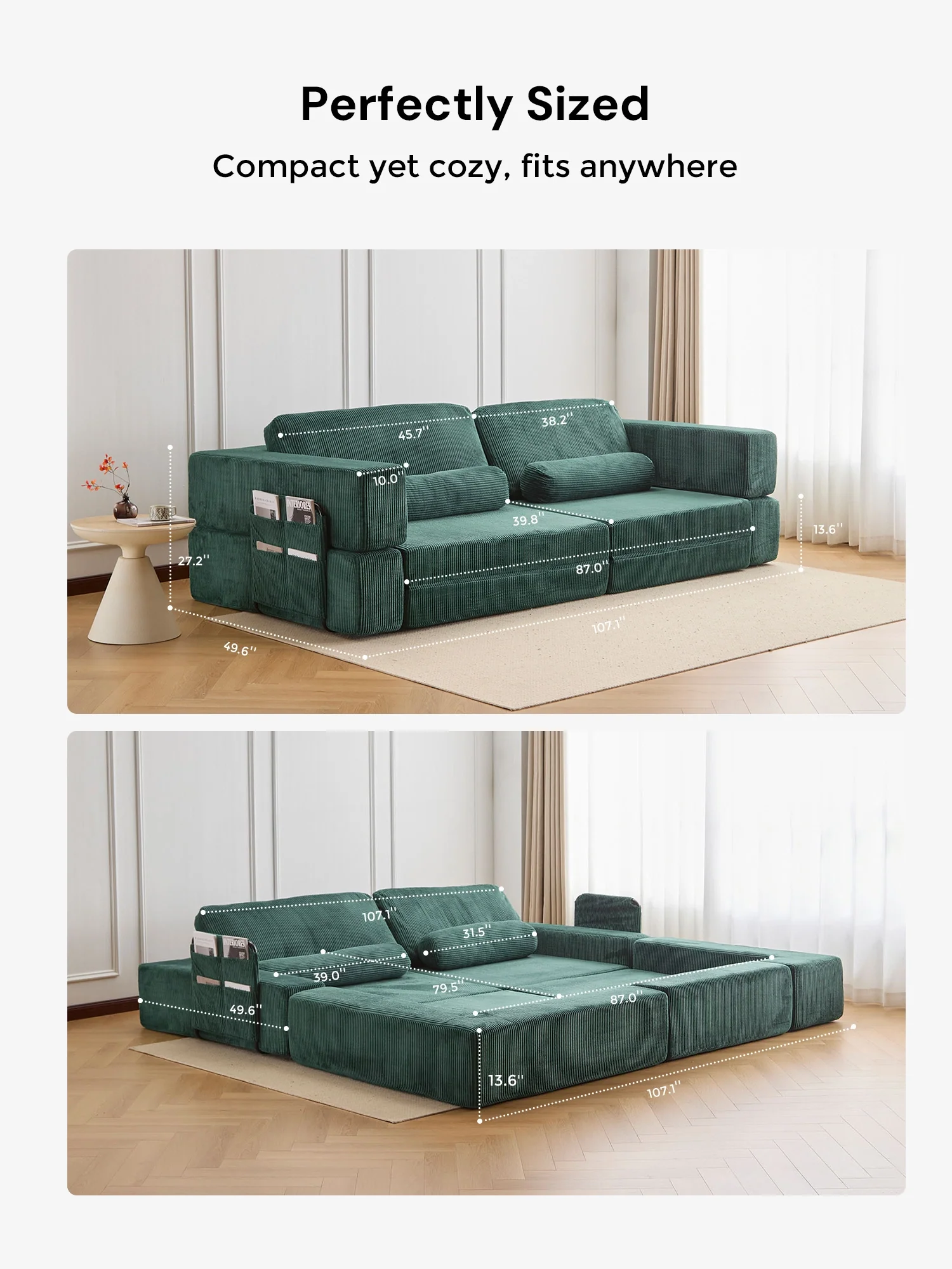 Proteus Playground Compressed Modular Sofa - Image 36