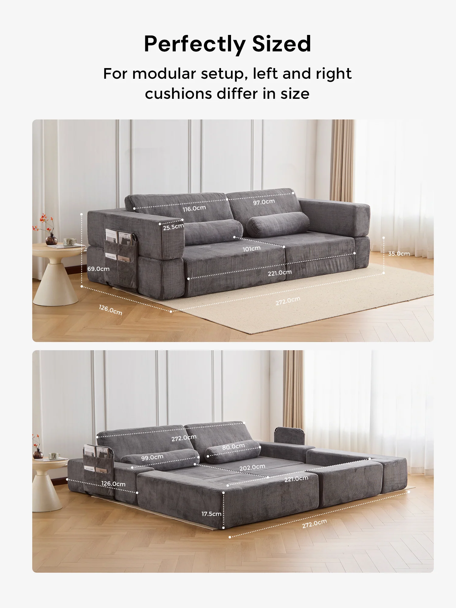 Proteus Playground Compressed Modular Sofa - Image 37