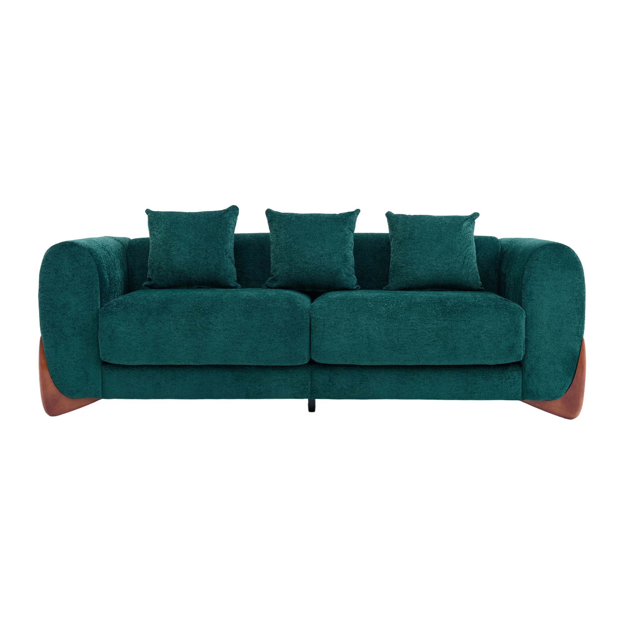 SF5 85.5" Soft Chenille 3 Seater Cloud Couch - Image 15