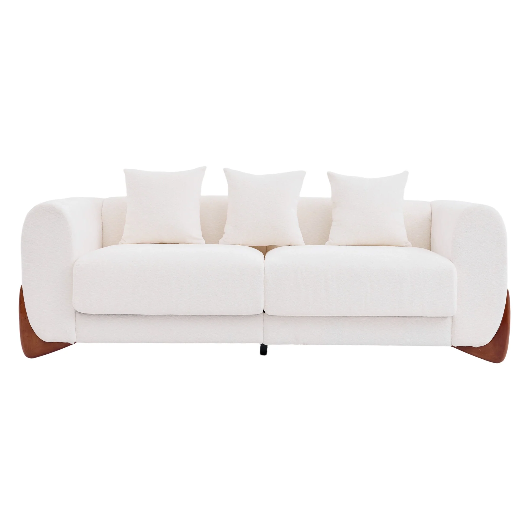 SF5 85.5" Soft Chenille 3 Seater Cloud Couch - Image 25