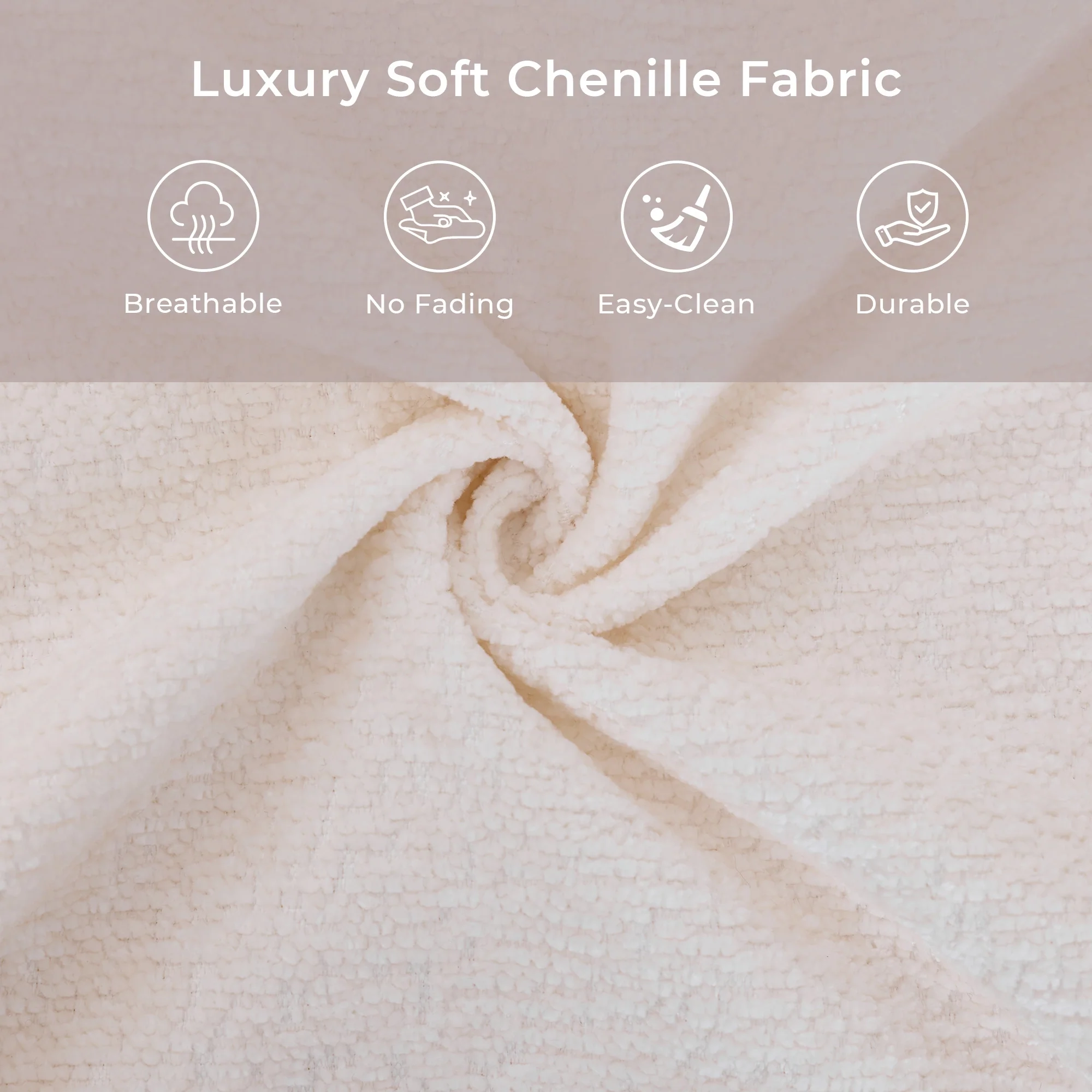 SF5 85.5" Soft Chenille 3 Seater Cloud Couch - Image 38