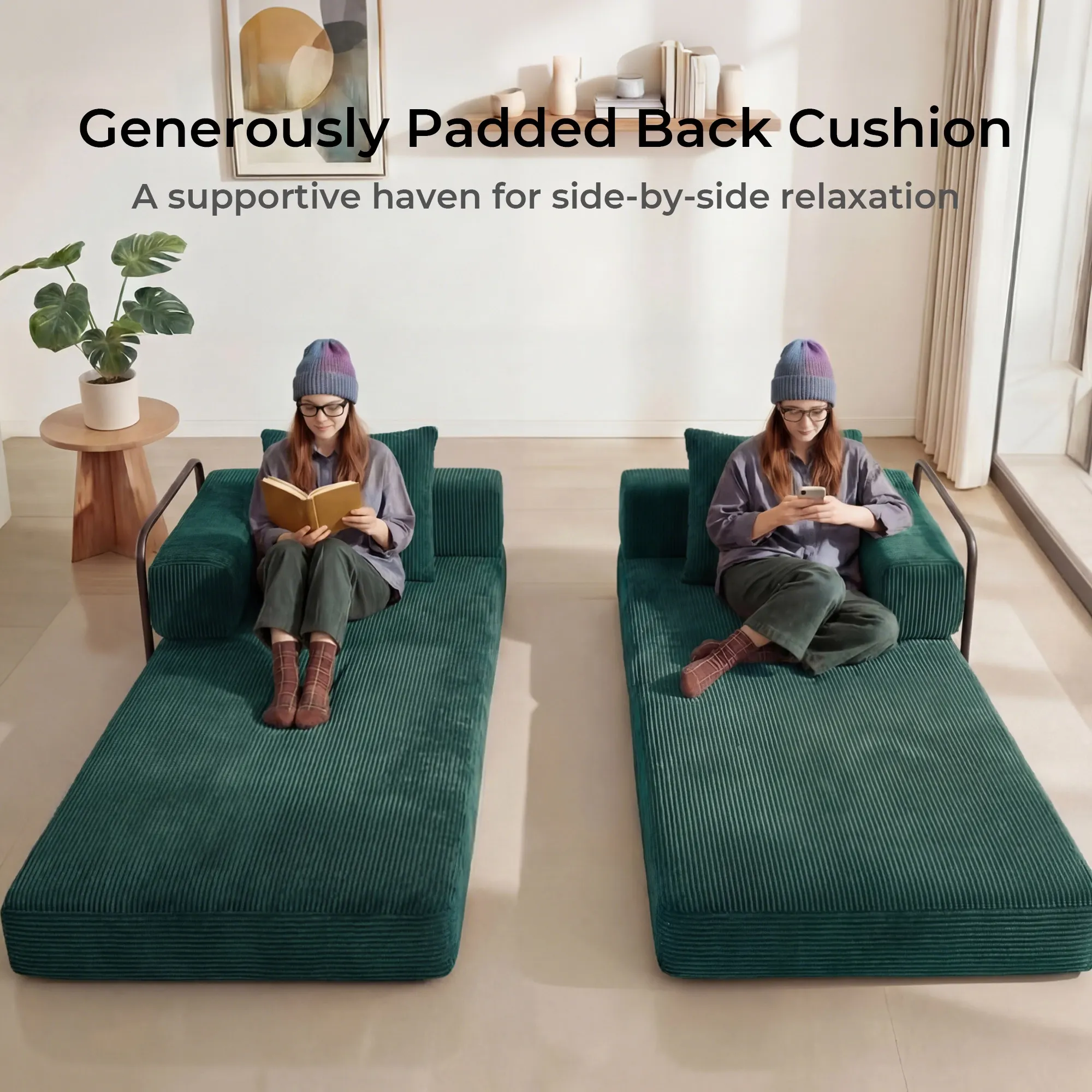 Selene Compressed Modular Sofa Bed-14.2" Seat Height - Image 101