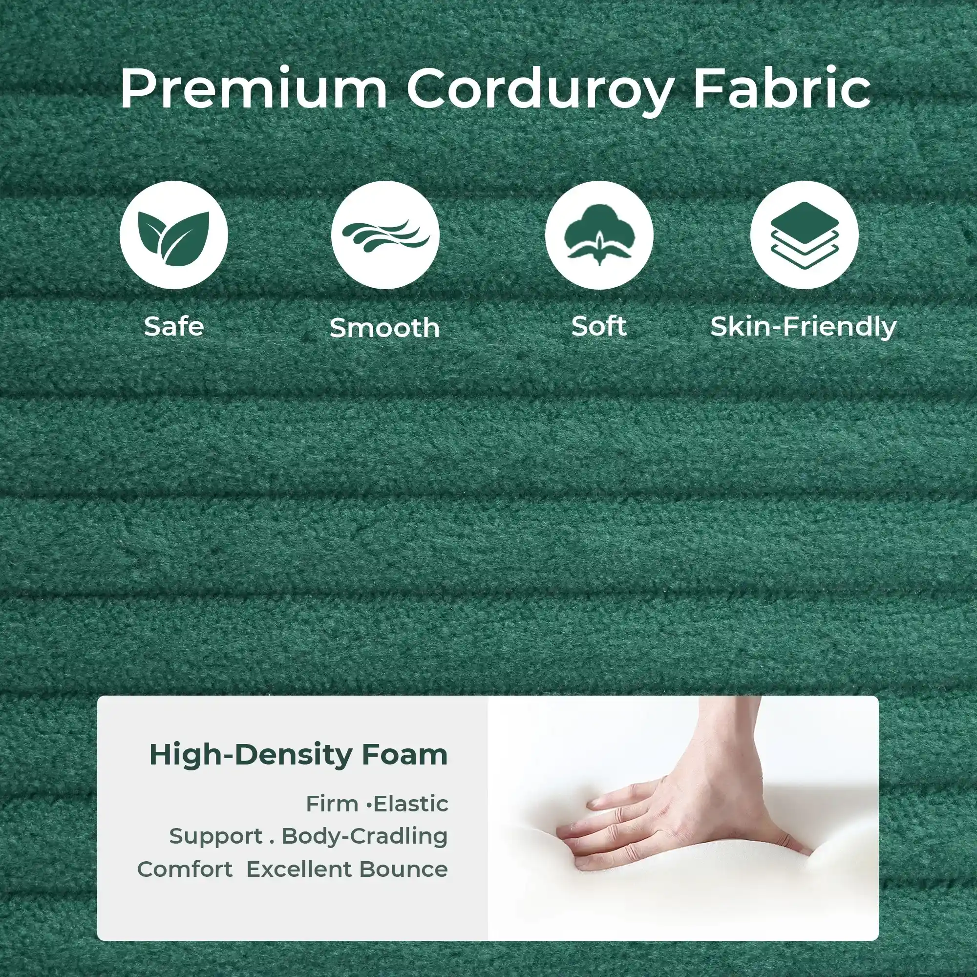 Selene Compressed Modular Sofa Bed-14.2" Seat Height - Image 13