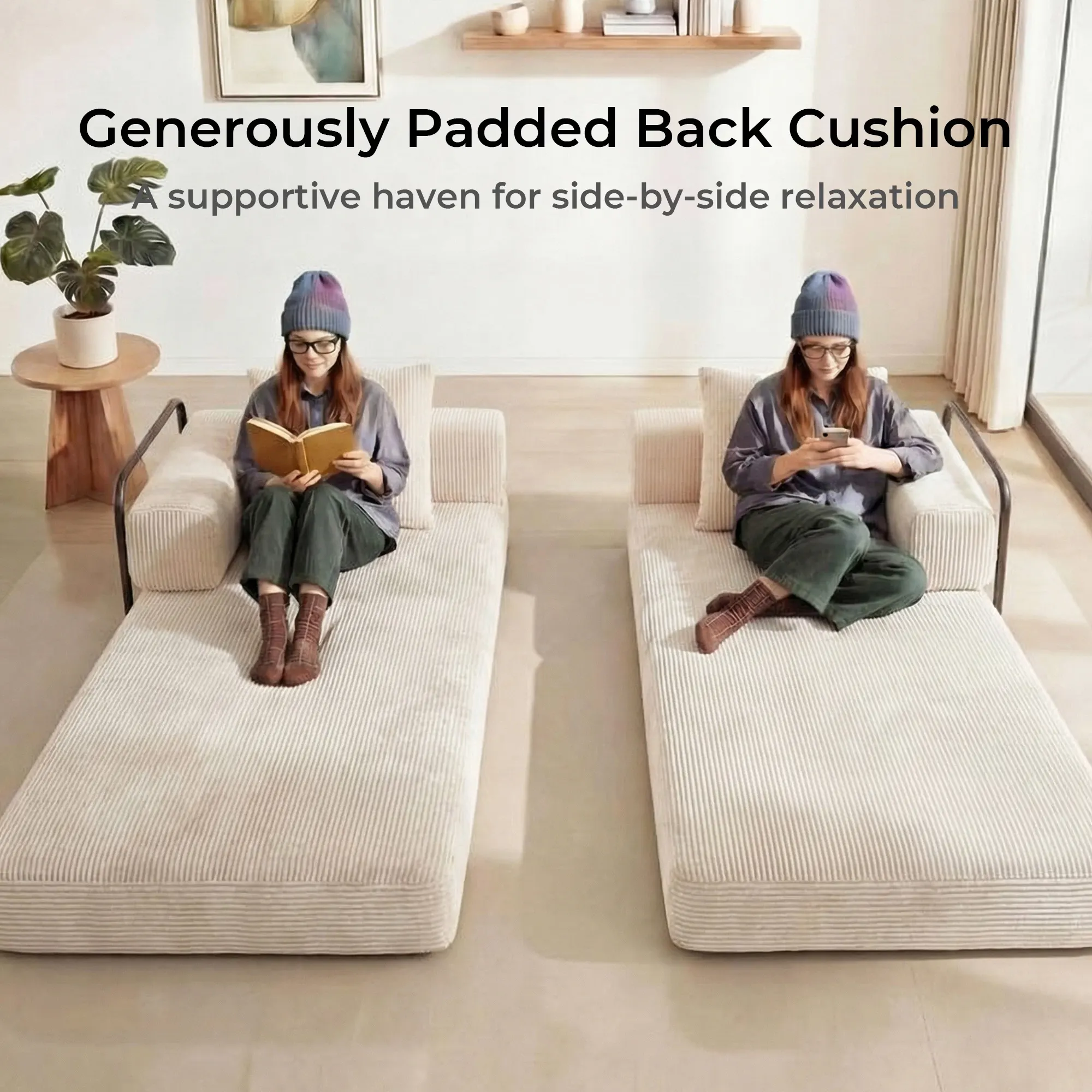 Selene Compressed Modular Sofa Bed-14.2" Seat Height - Image 151